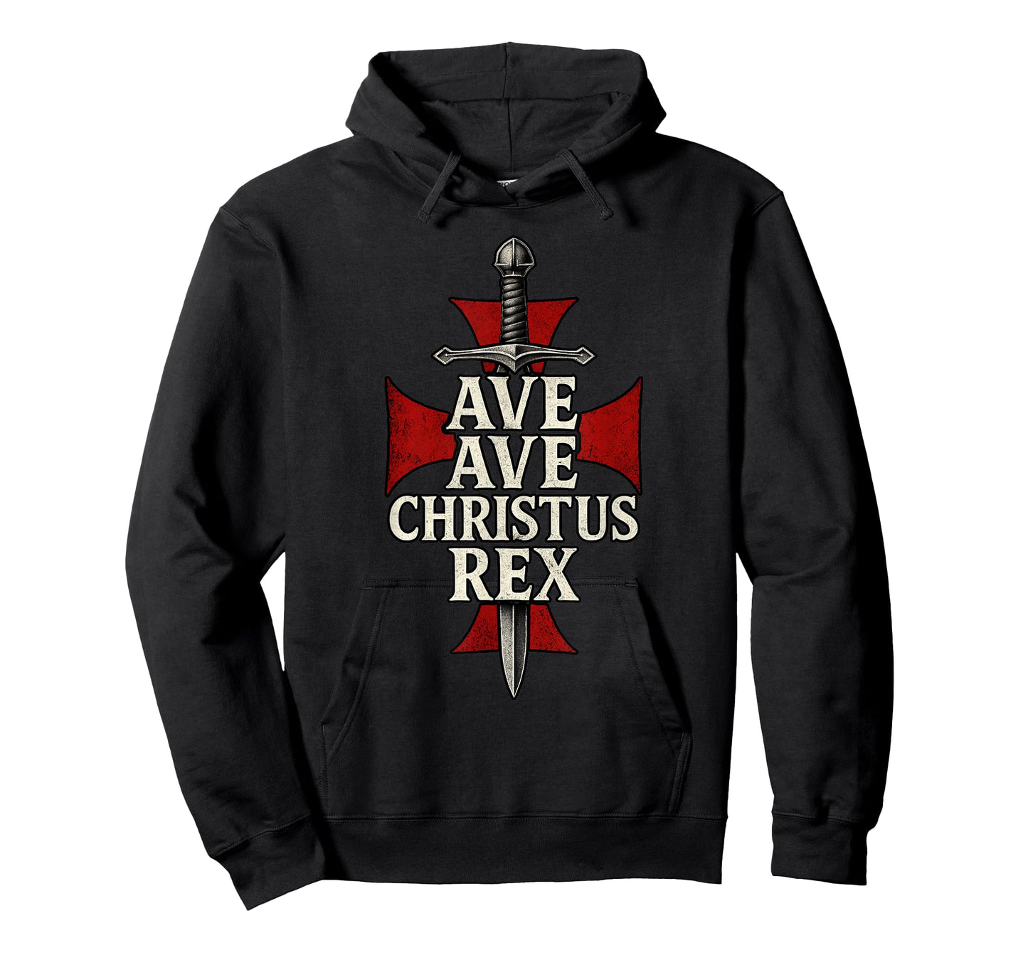 Ave Christus Rex – Powerful Catholic Faith Graphic Apparel T-Shirt