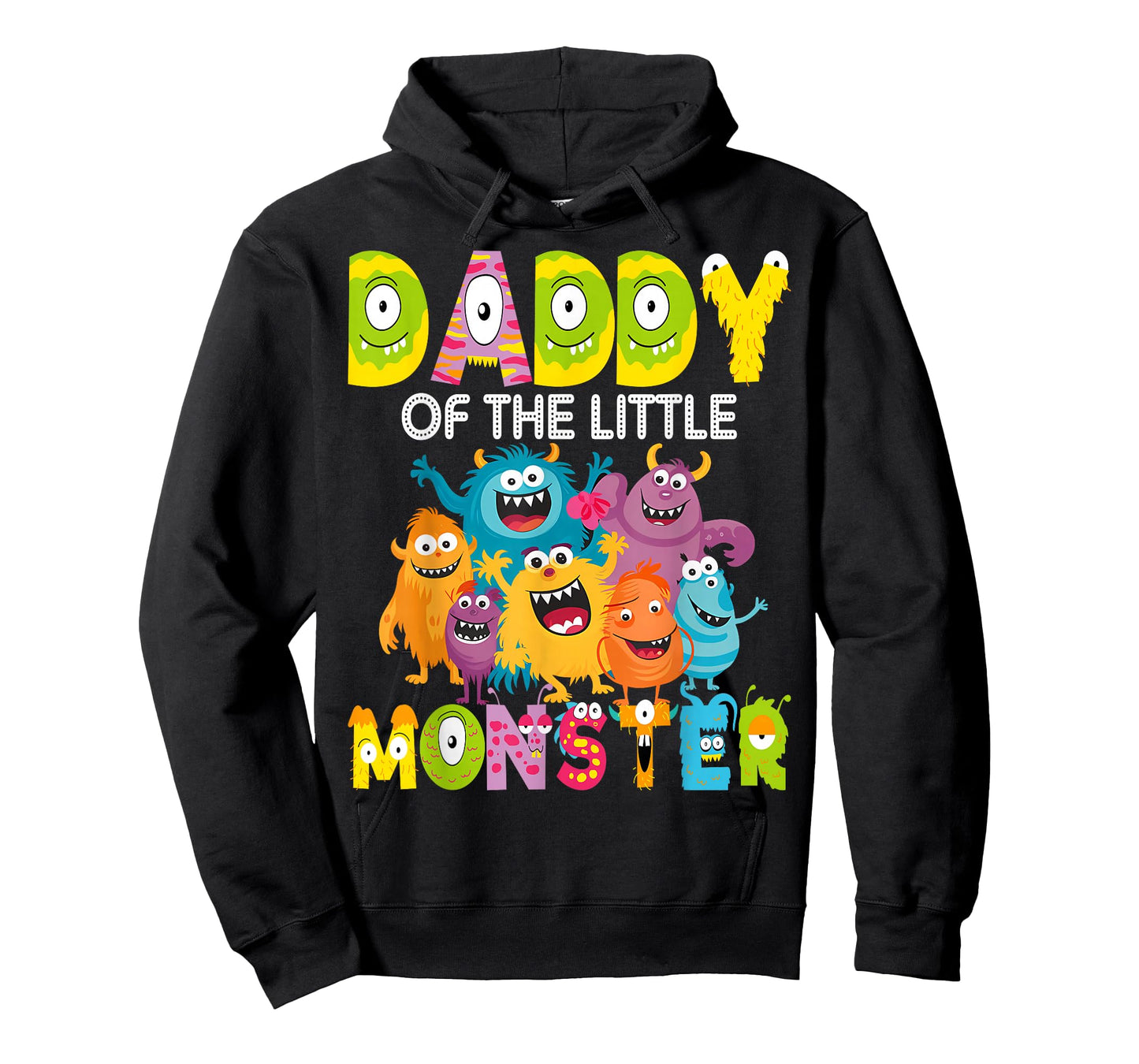 Daddy of The Little Monster 1St Birthday Boy Party T-Shirt