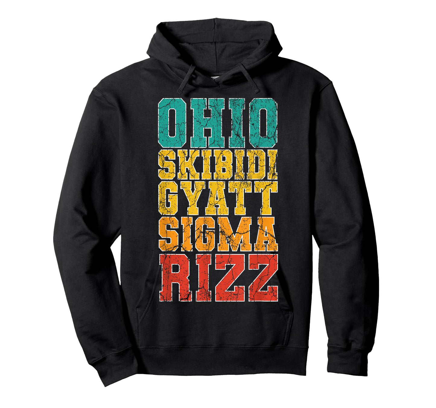Vintage Skibidi Rizz Ohio Sigma Funny Rizzler Gifts Graffiti T-Shirt