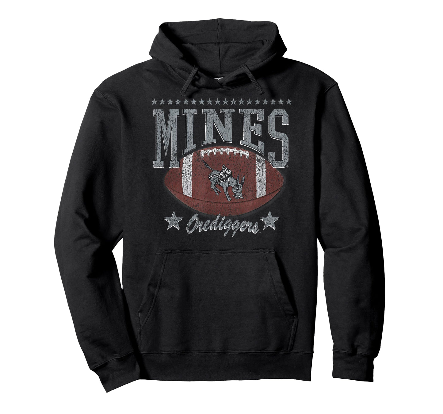 Colorado School of Mines Orediggers Football Stars Navy T-Shirt