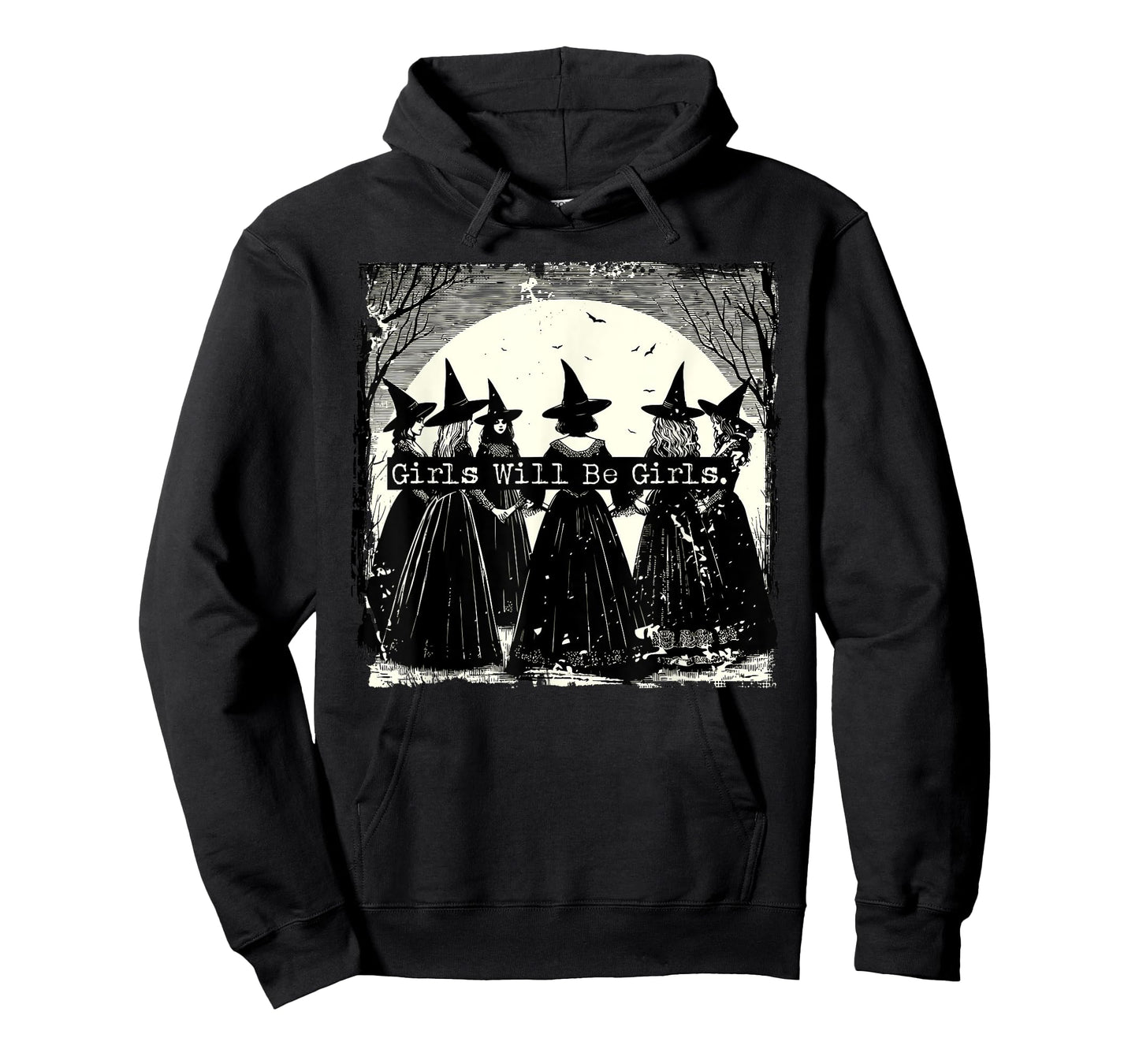 Trick Or Treat Witch Witches Girl Will Be Girls Halloween T-Shirt