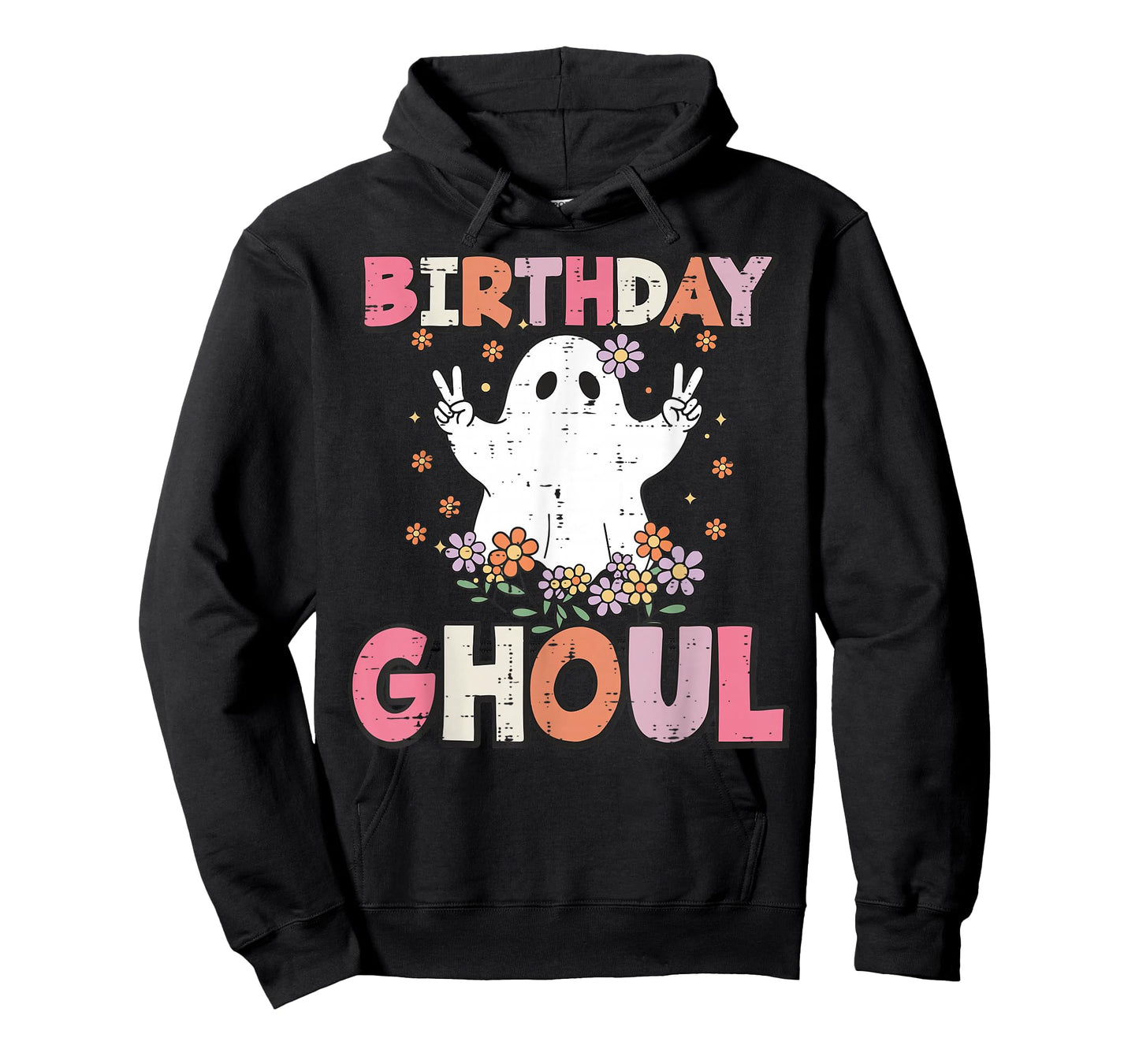 Halloween Birthday Ghoul Ghost Retro Costume Women Girls Kid T-Shirt