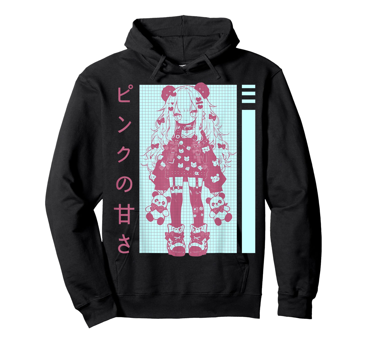 Kawaii Egirl Panda Decora Style Gothic Anime Harajuku T-Shirt