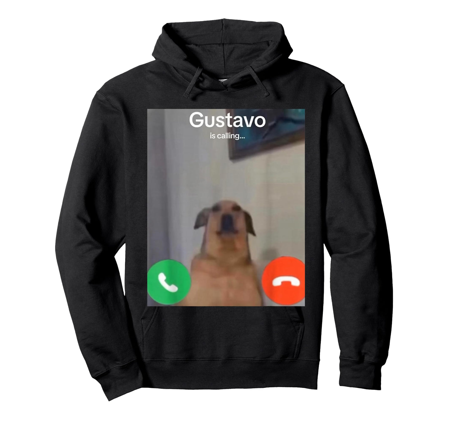 Gustavo The Dog is Calling Funny Meme Gen Z Alpha Brainrot T-Shirt