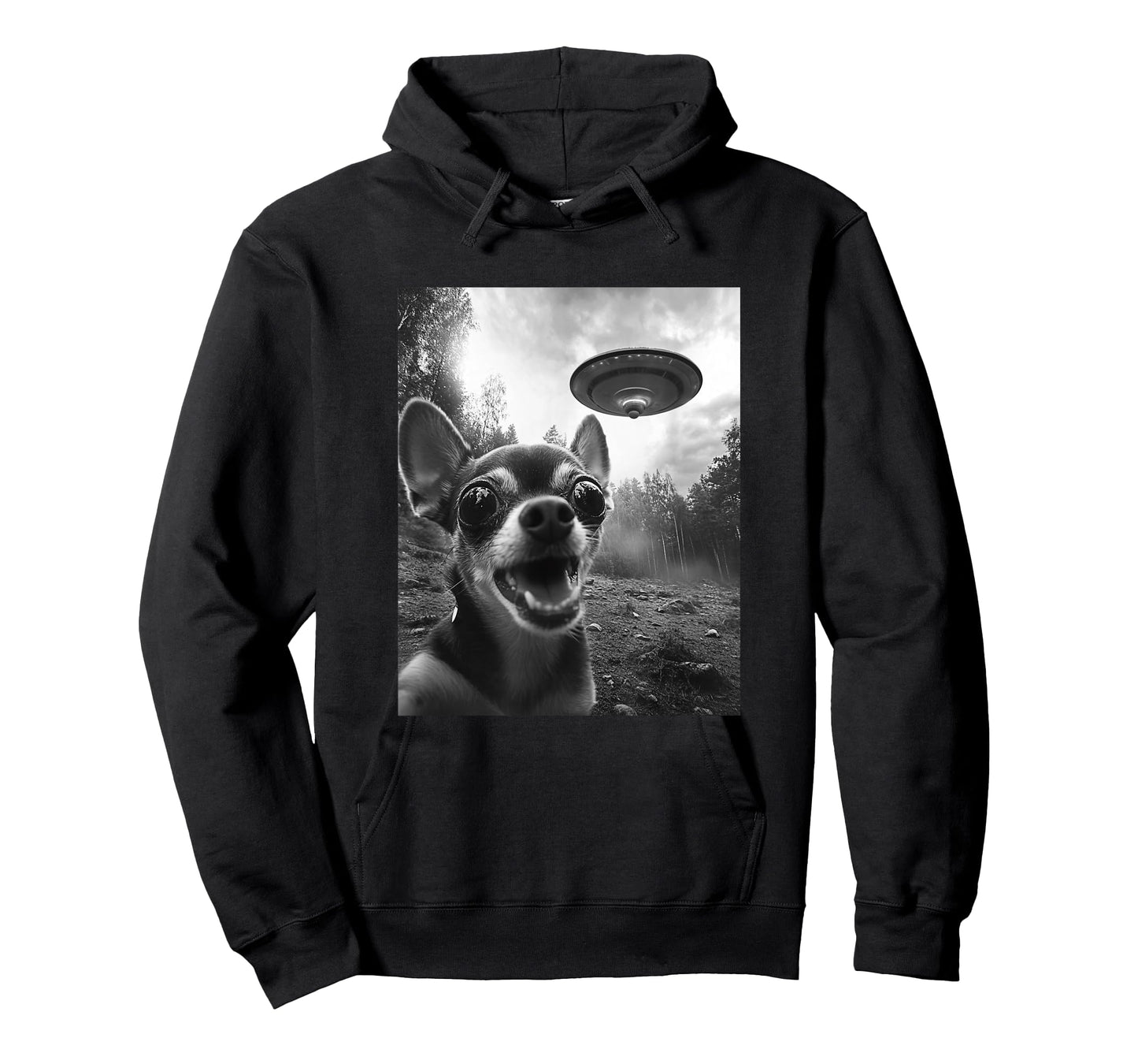 Alien UFO Funny Meme Chihuahua T-Shirt