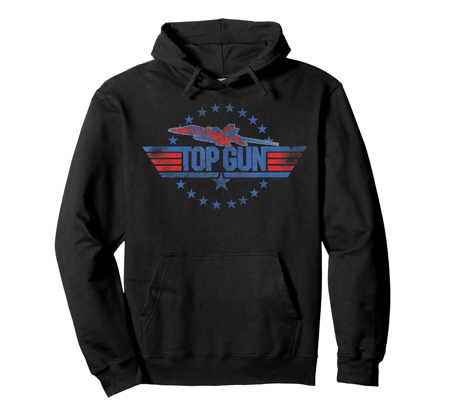 Top Gun Red and Blue Logo Action Movie T-Shirt