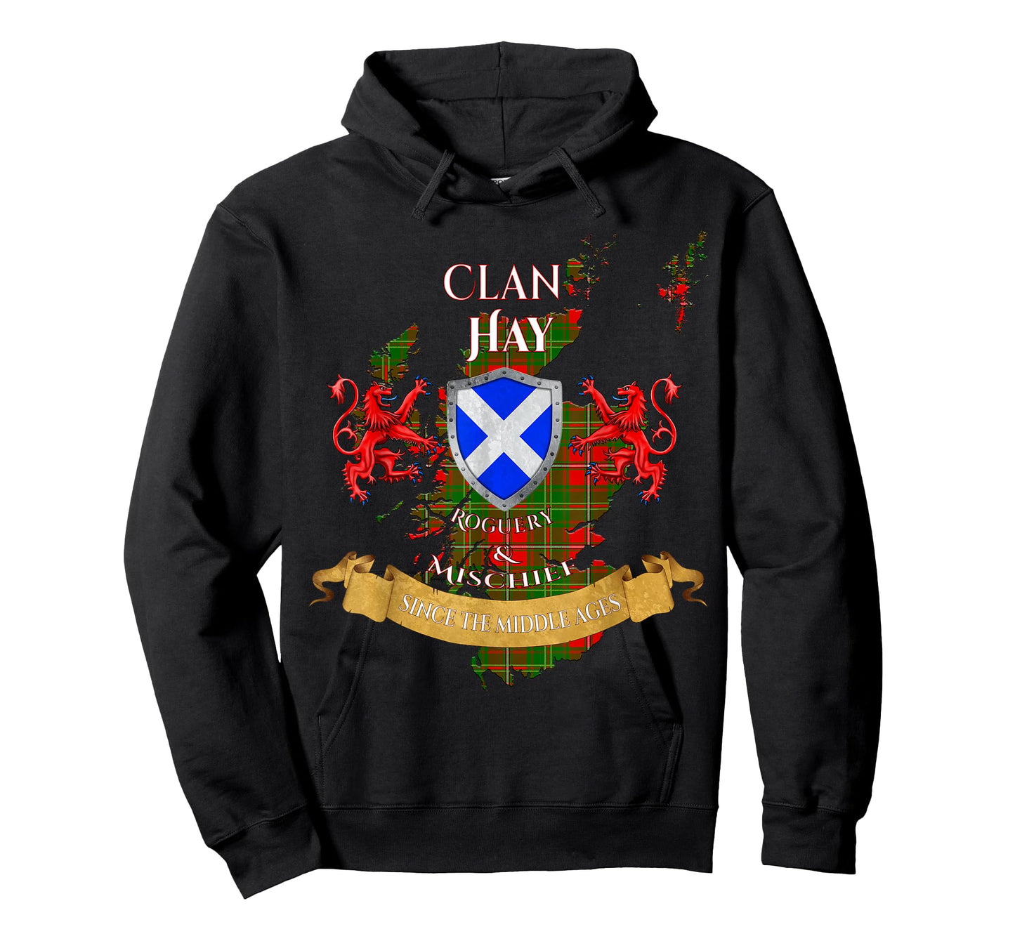 Hay Scottish Family Clan Middle Ages Mischief T-Shirt