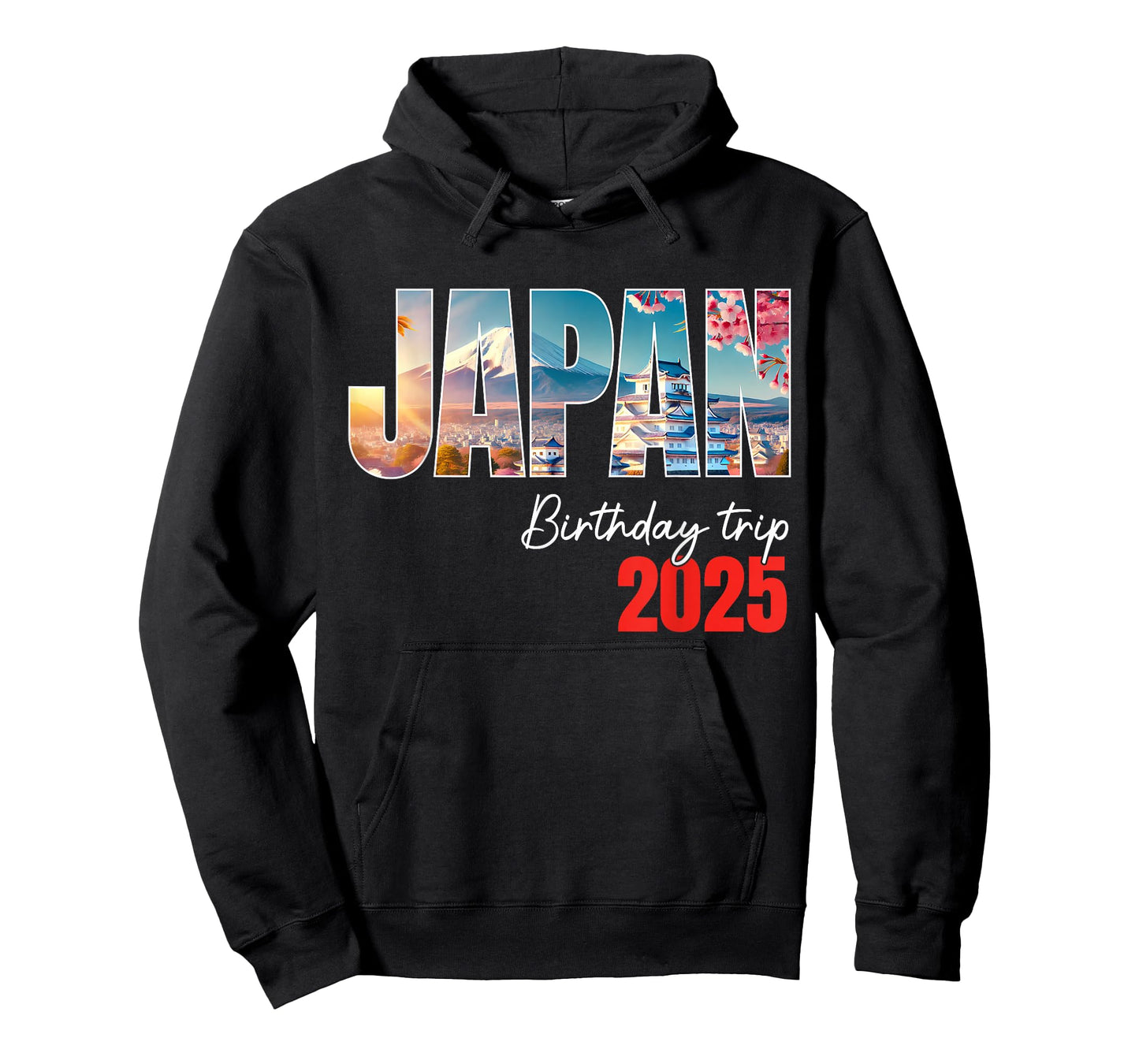 Japan Birthday Trip 2025 Tokyo Osaka Cherry Blossom Holiday T-Shirt