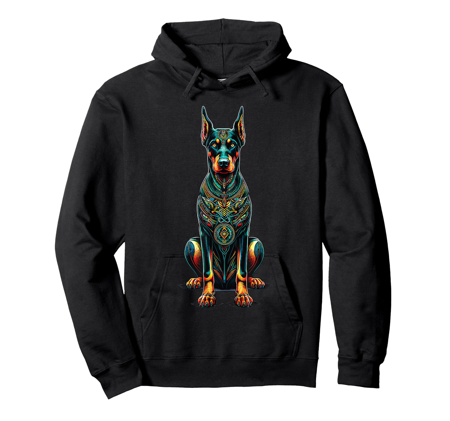 Mandala Art Doberman Pinscher Dobermans Dobie T-Shirt