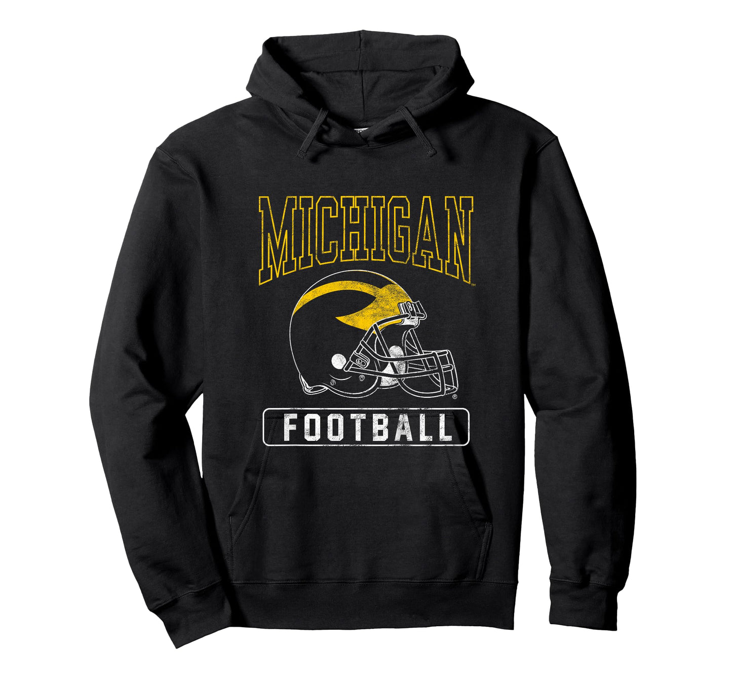 Kids University of Michigan Wolverines U of M Football Helmet T-Shirt