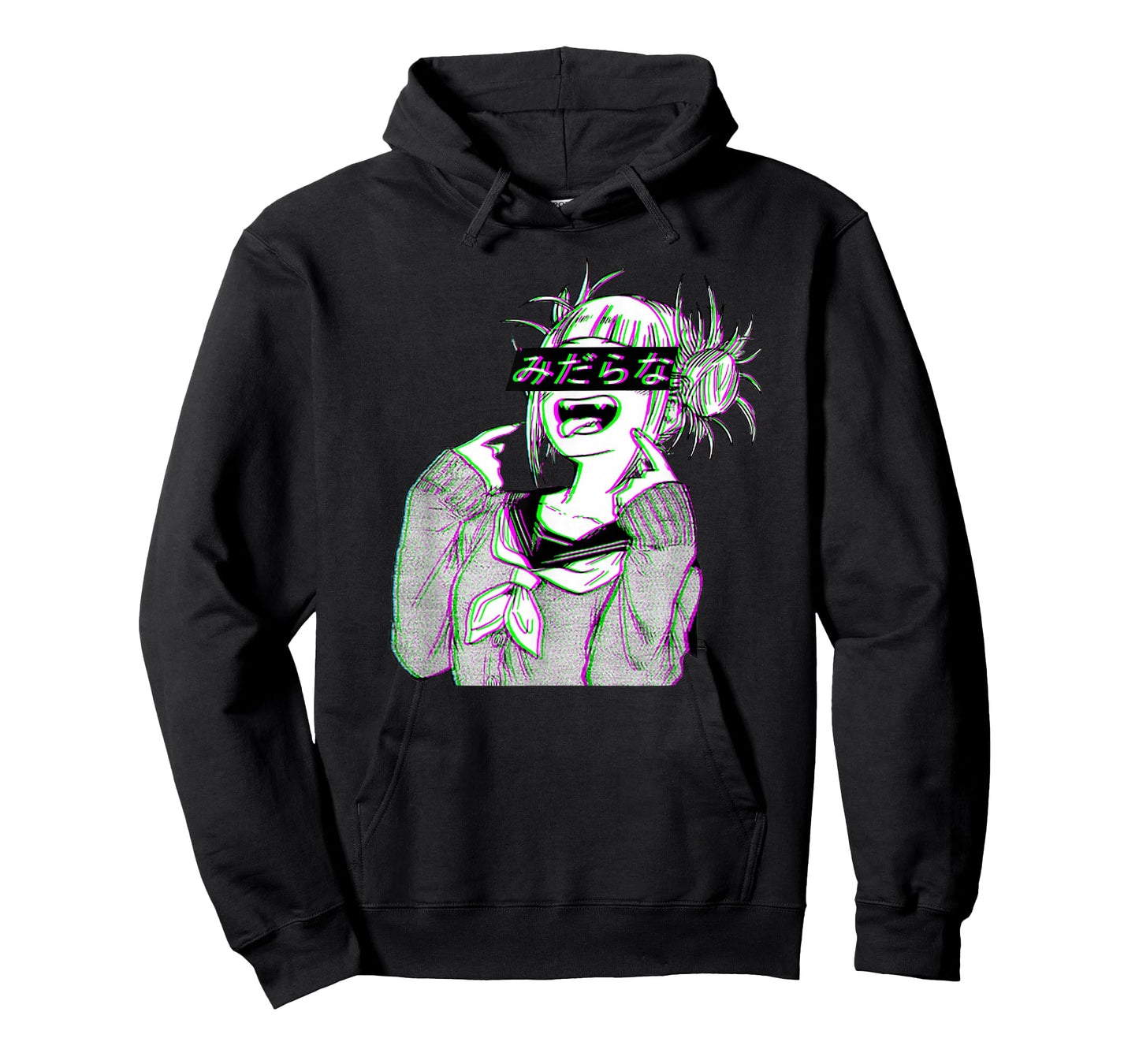 Waifu Anime Neko | Vaporwave | Glitch Manga Girl T-Shirt