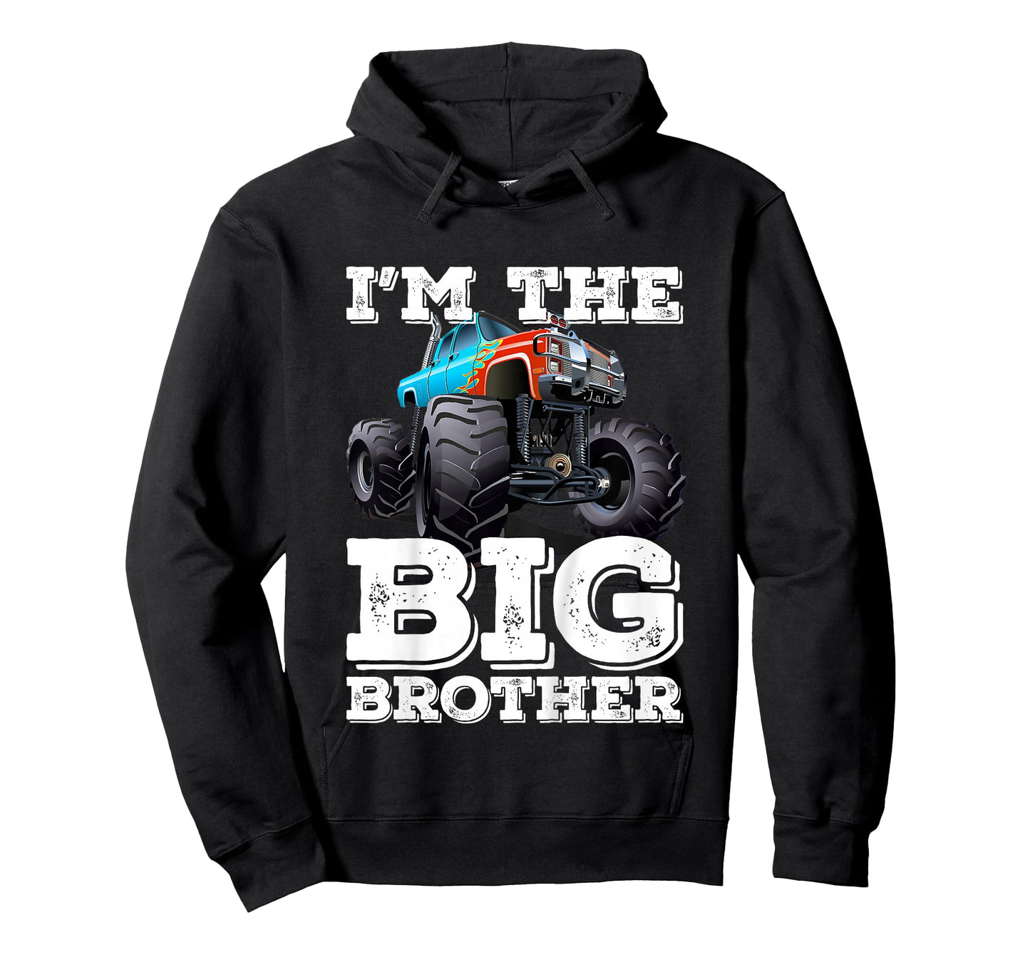 Kids I'm The Big Brother - Funny Monster Truck T-Shirt T-Shirt