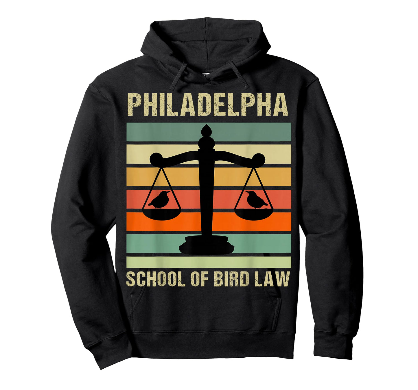 Philadelpha School Of Bird Law Retro Vintage T-Shirt