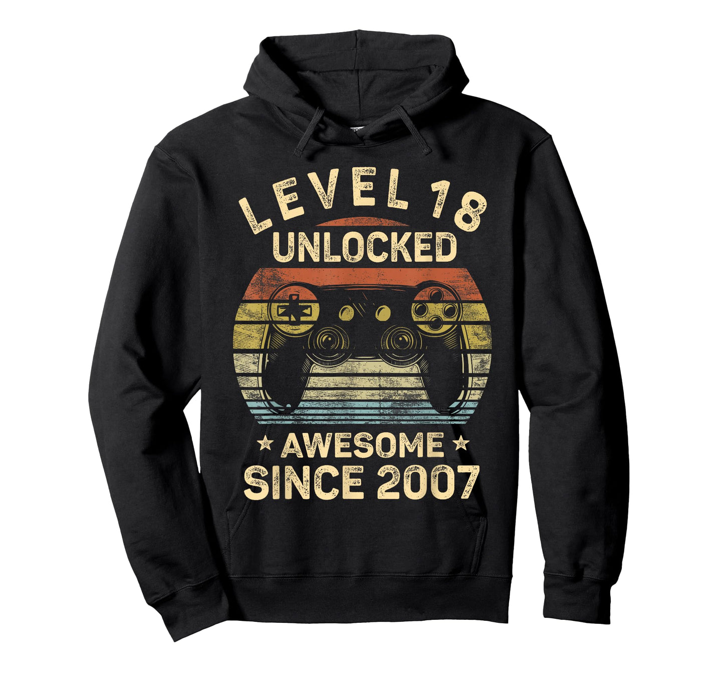 Level 18 Unlocked 18th Birthday 18 Year Old Gifts Gamer Bday T-Shirt