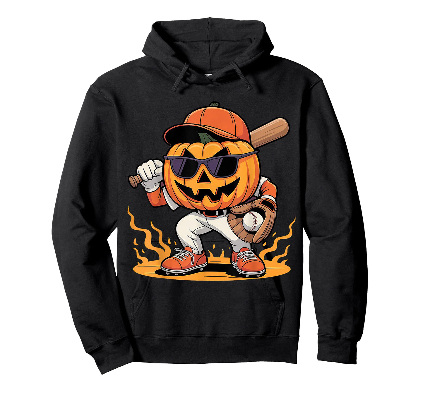 Spooky Baseball Halloween Costumes Mens Boys T-Shirt