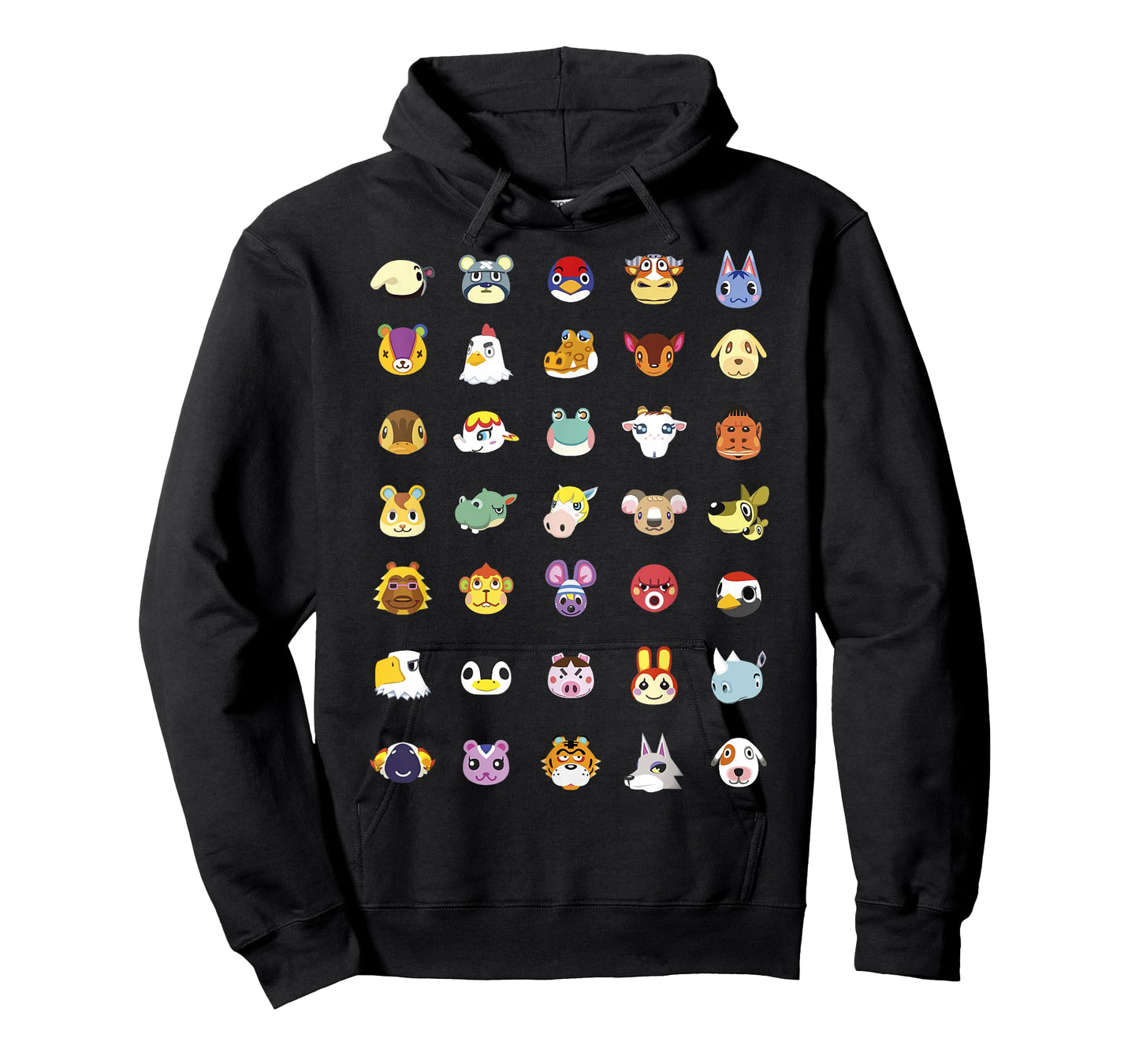 Animal Crossing: New Horizons Vintage Nintendo Faces Line Up T-Shirt