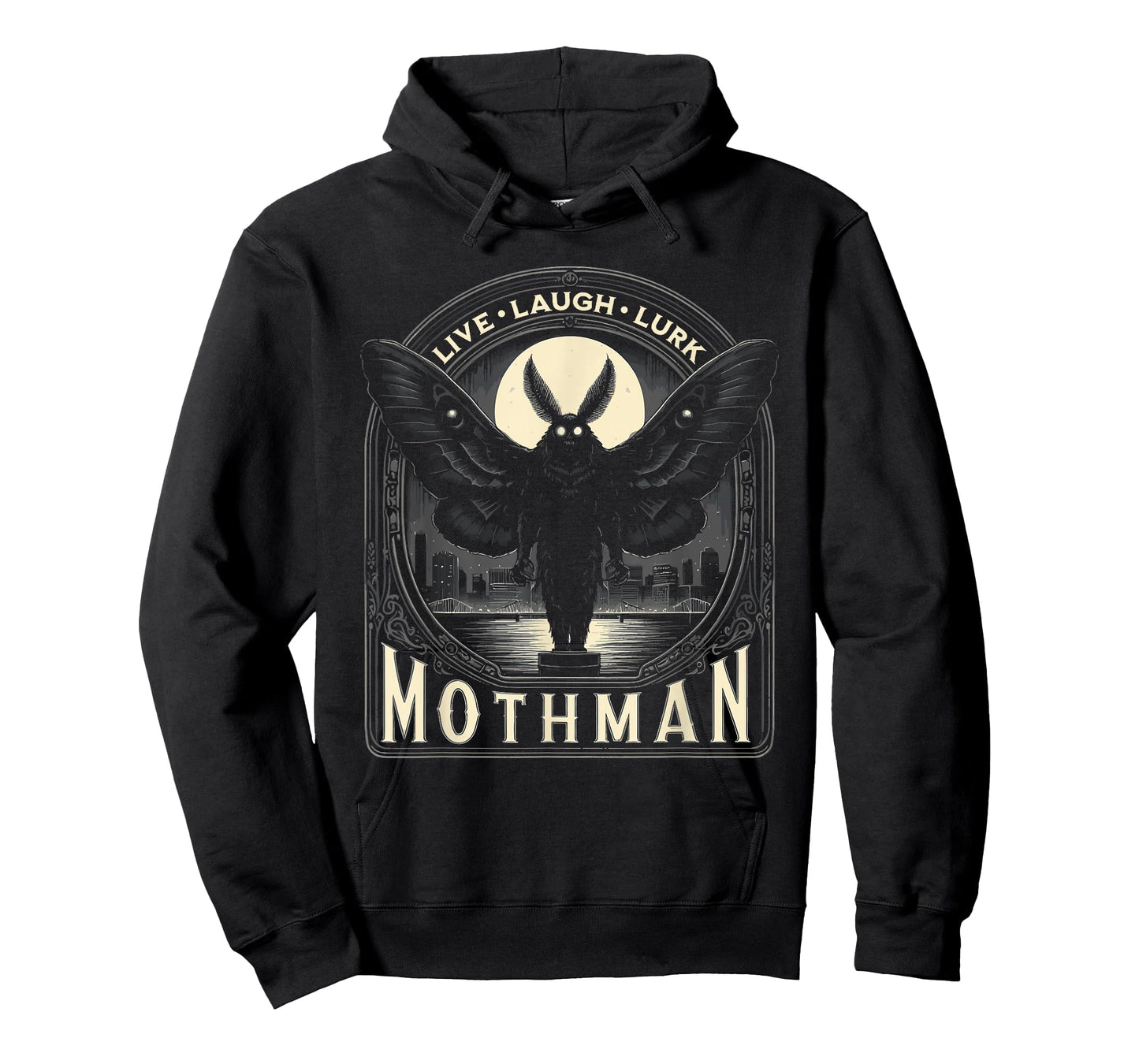 Mothman Live Love Lurk Cryptid Cryptozoology T-Shirt