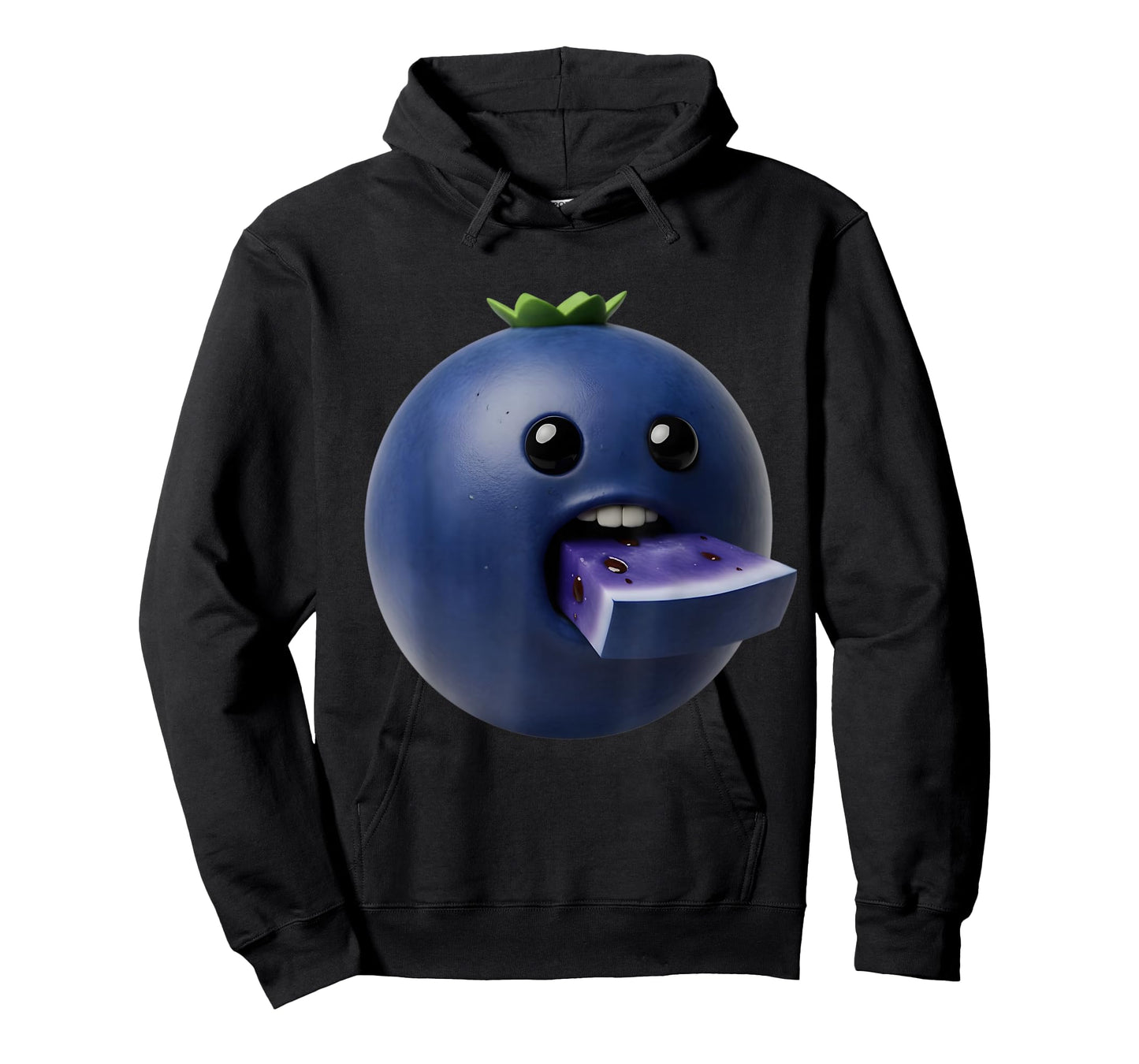 Niche Fruits Funny Blueberry Meme Brainrot Surreal T-Shirt