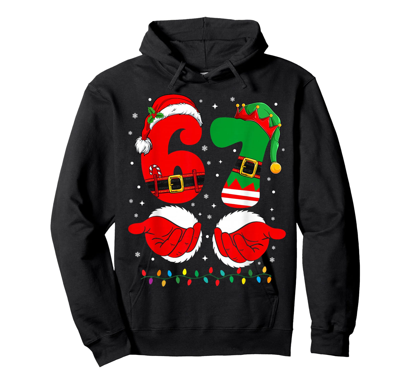 Funny 67 Christmas 6 7 Meme Six Seven for Boys Teacher Kids T-Shirt