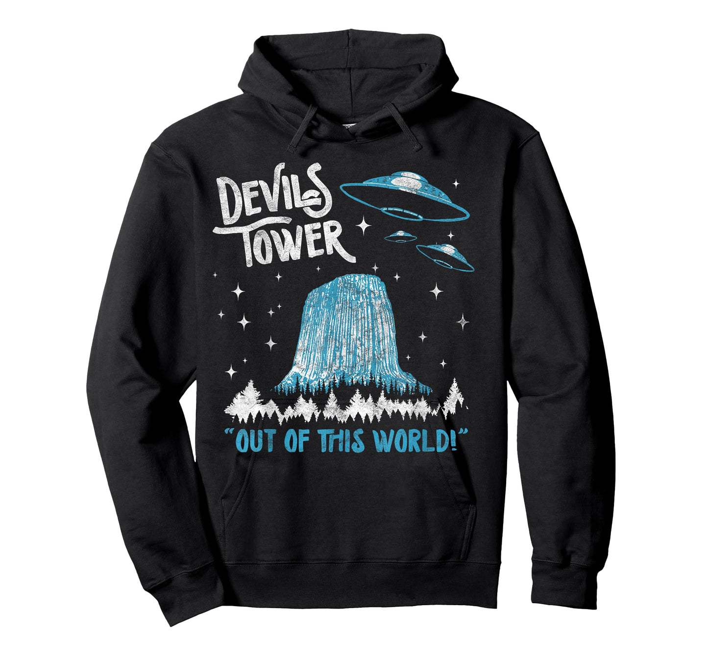 Devils Tower National Monument Out of This World! Funny UFO T-Shirt
