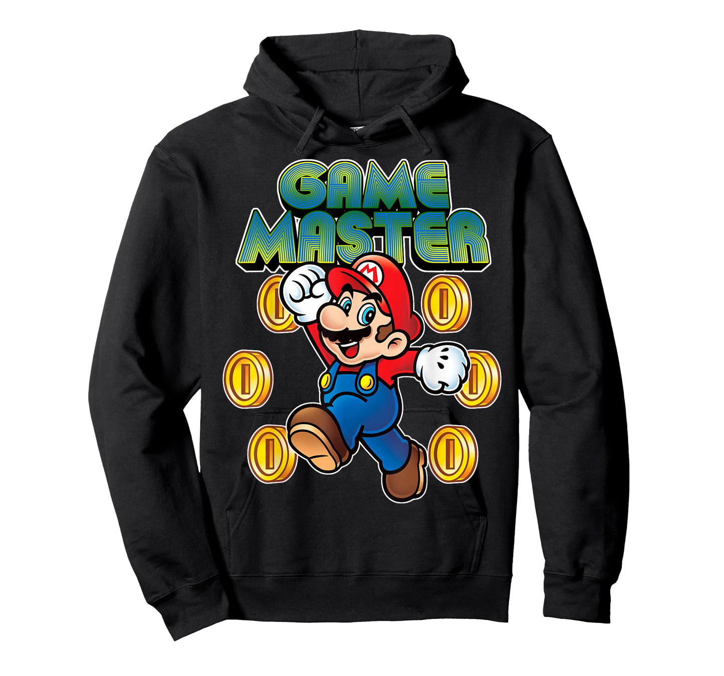 Nintendo Super Mario Game Master Coins Graphic T-Shirt T-Shirt