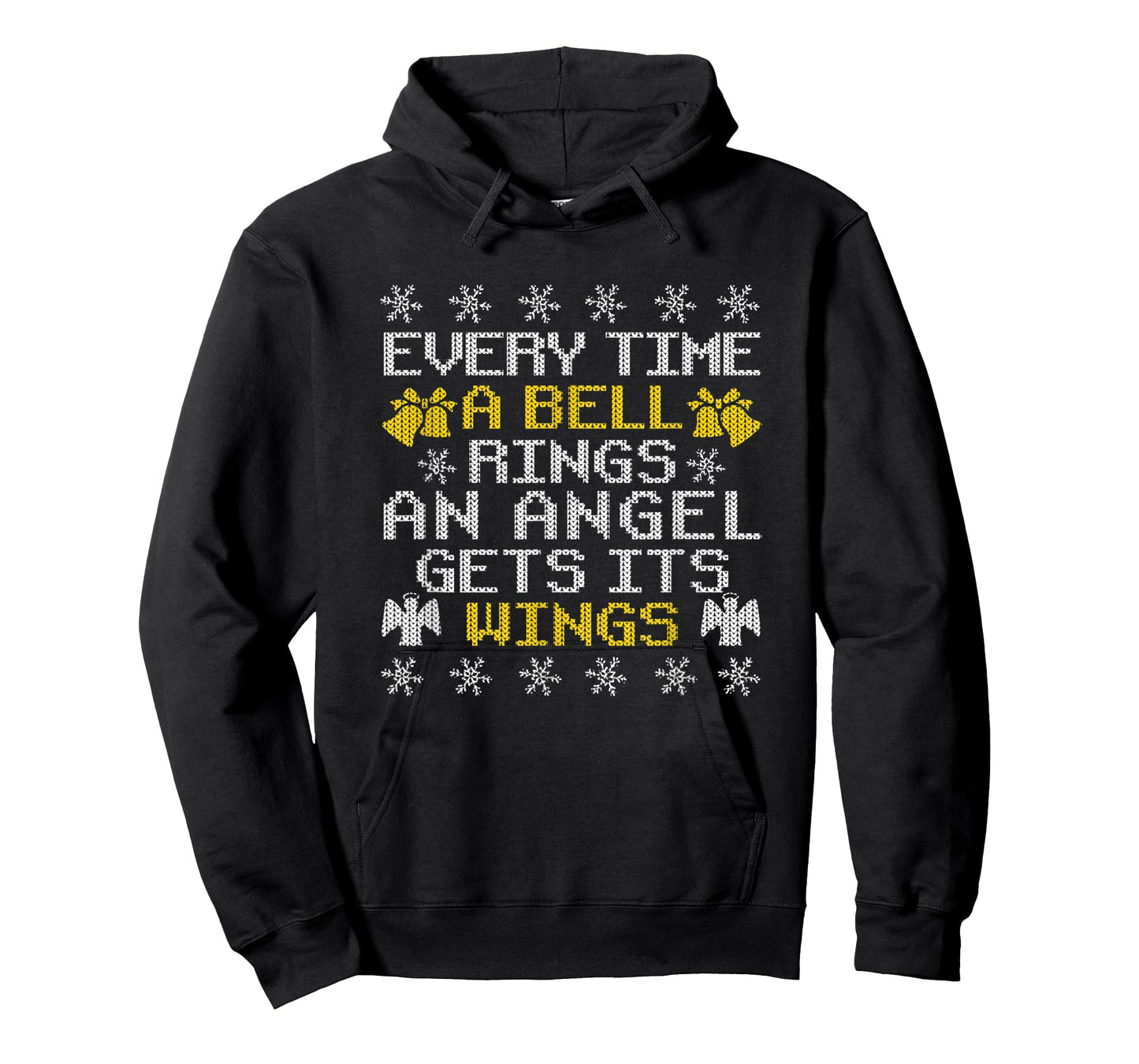 Every Time A Bell Rings An Angel Gets Its Wings Christmas T-Shirt