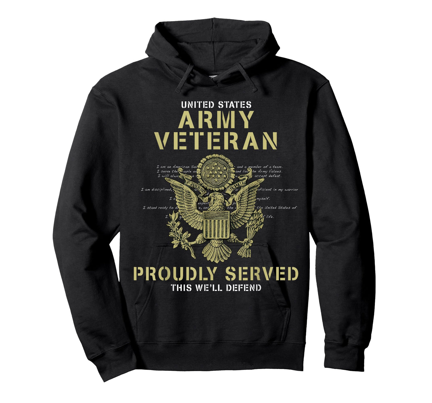 ARMY VETERAN PROUDLY SERVED T-Shirt