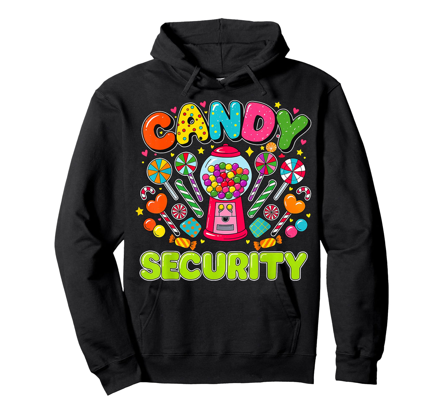 Candy Security Candy Costume Funny Candy Squad Women Girls T-Shirt