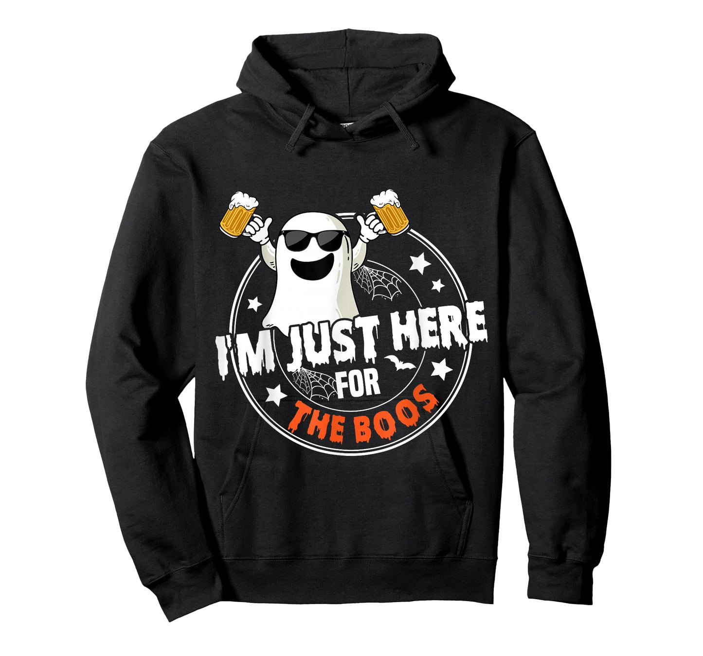I'm Just Here for The Boos Cute Ghost Halloween Costume T-Shirt