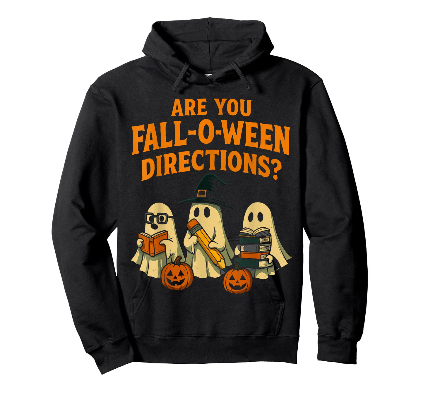 Halloween Ghost Teacher Shirt are You Fall O Ween Directions T-Shirt