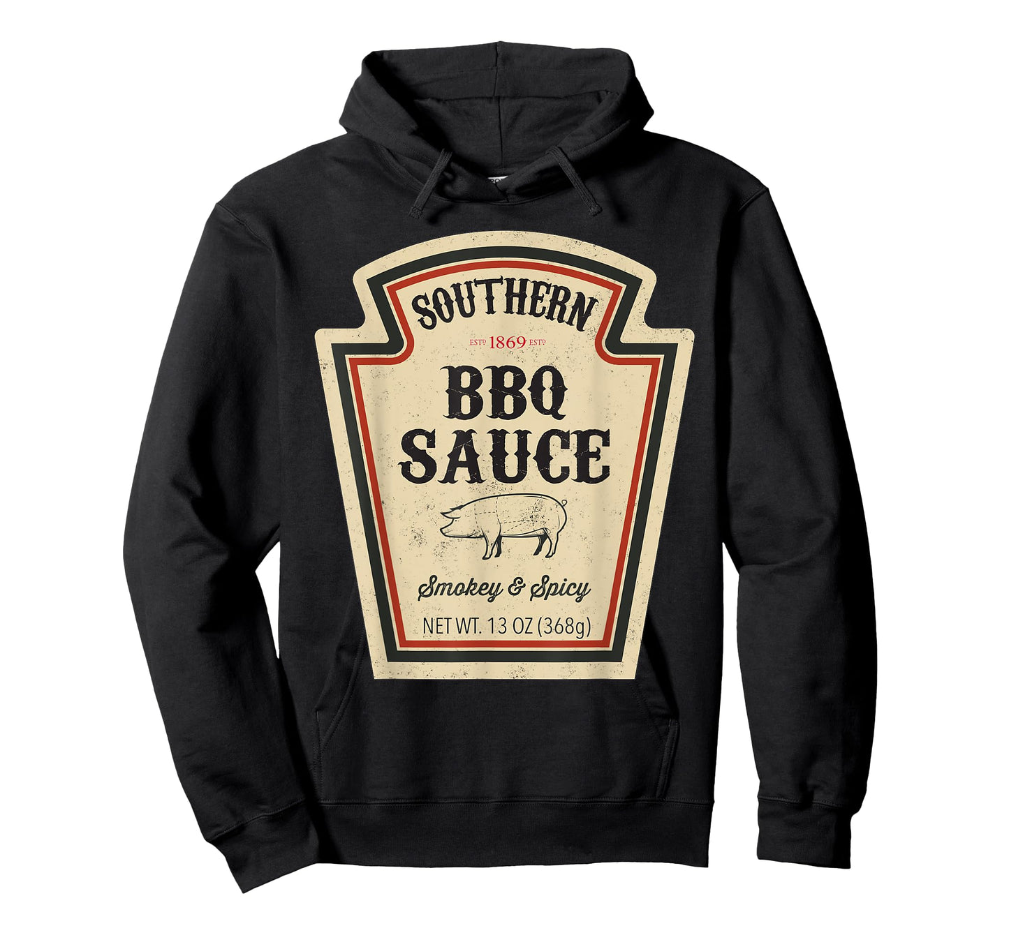 Halloween Matching Costume Southern BBQ Sauce Bottle Label T-Shirt