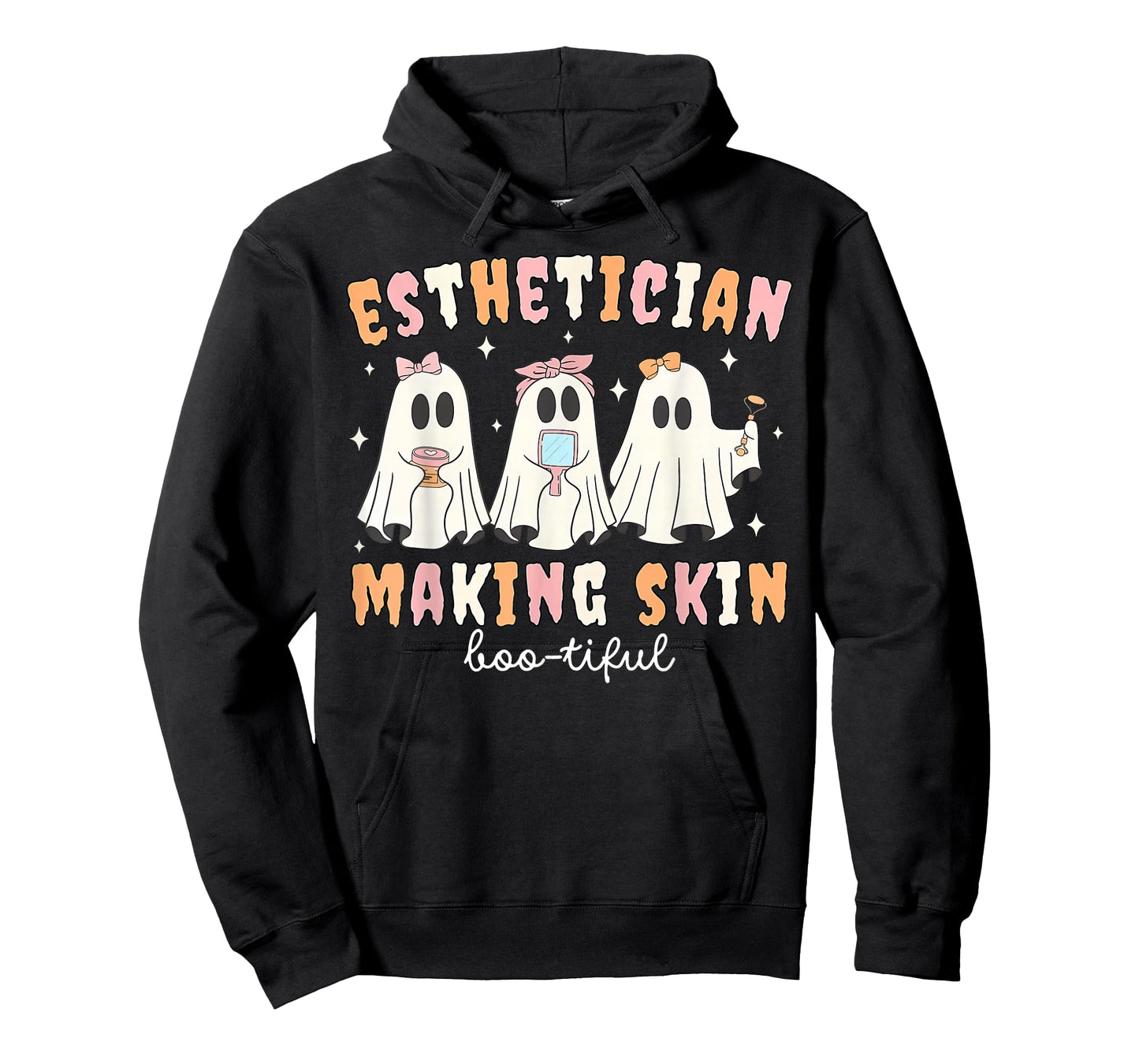 Esthetician Making Skin Boo-tiful Ghost Skincare Halloween T-Shirt