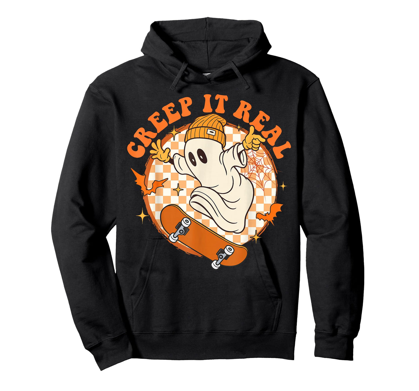 Creep It Real Ghost Boy Fall Season Vintage Retro Halloween T-Shirt