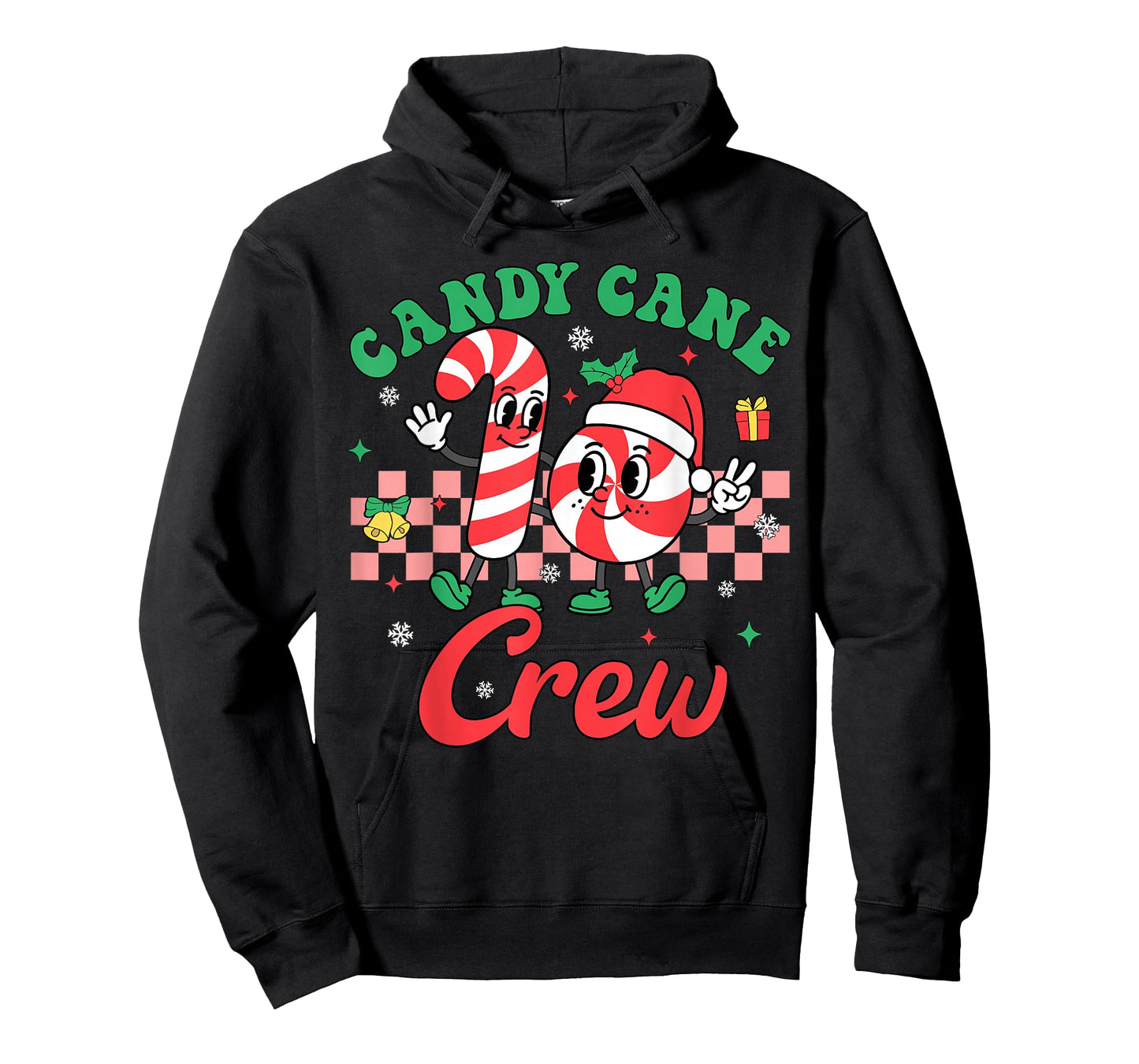 Candy Cane Crew Christmas Love Candy Xmas Boys Girls Kids T-Shirt