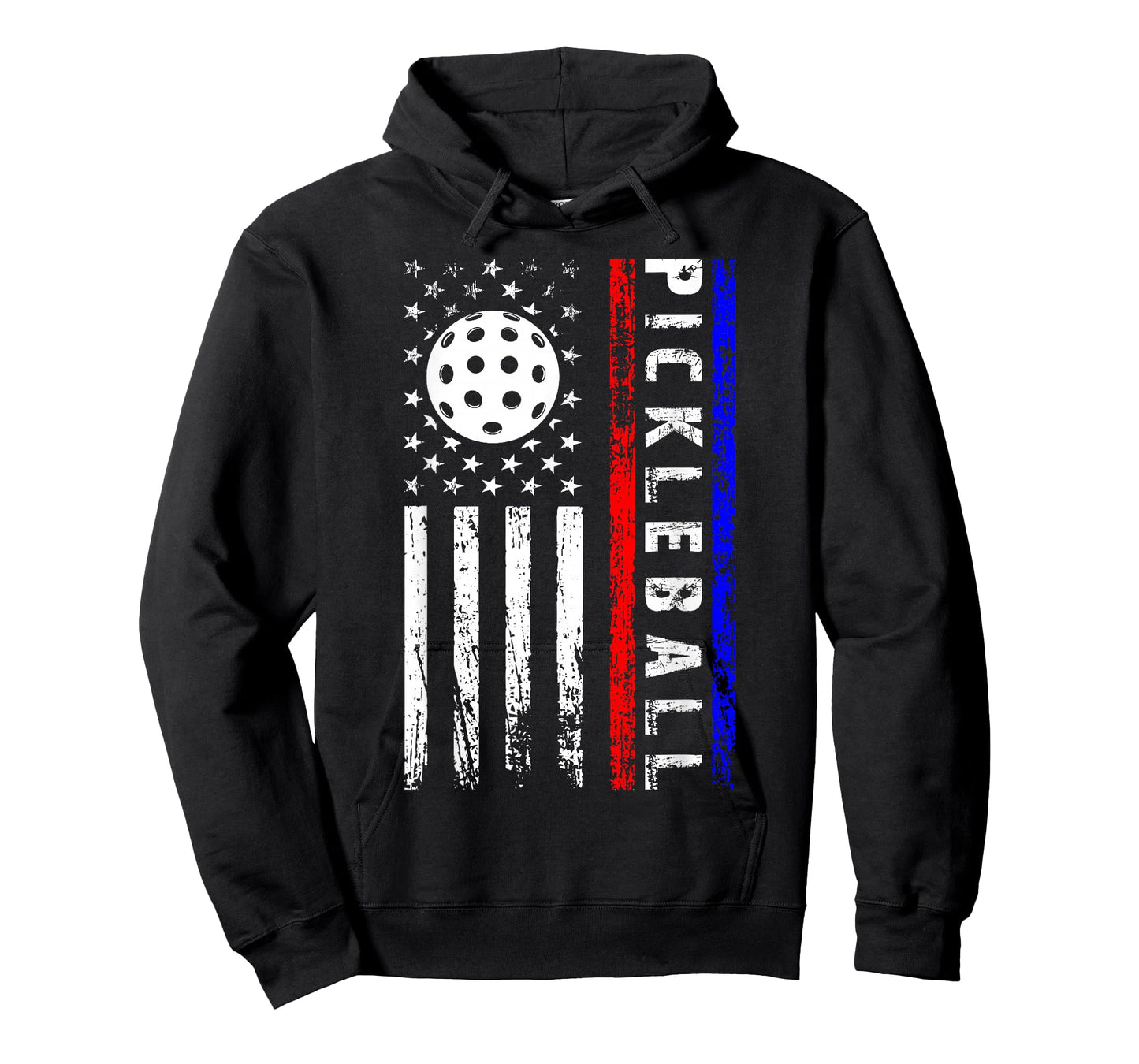 Pickleball Lovers 4th of July American Flag Pickle Ball USA T-Shirt
