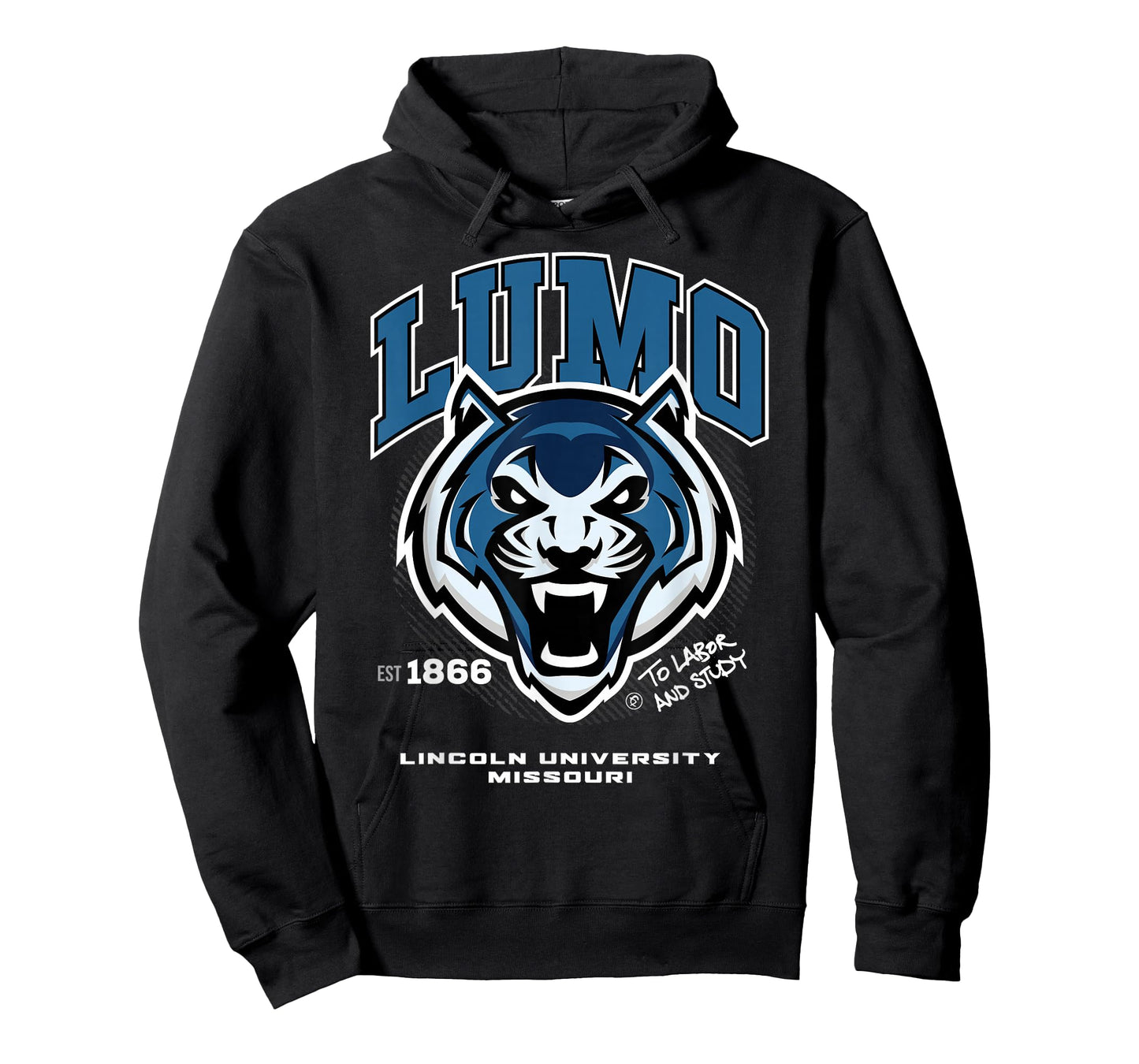 Lincoln University of Missouri - LUMO - HBCU - Blue Tigers T-Shirt