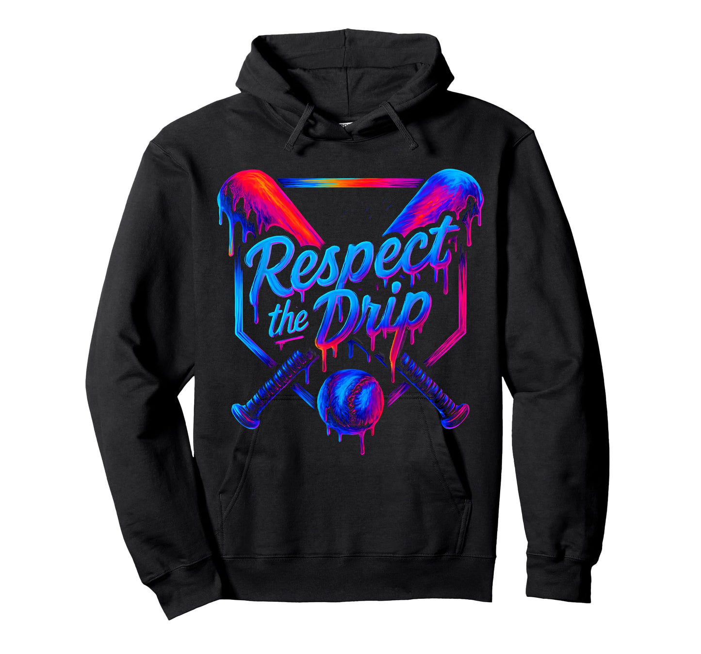 Baseball Respect The Drip Ice Cream Gaming Sport Player T-Shirt