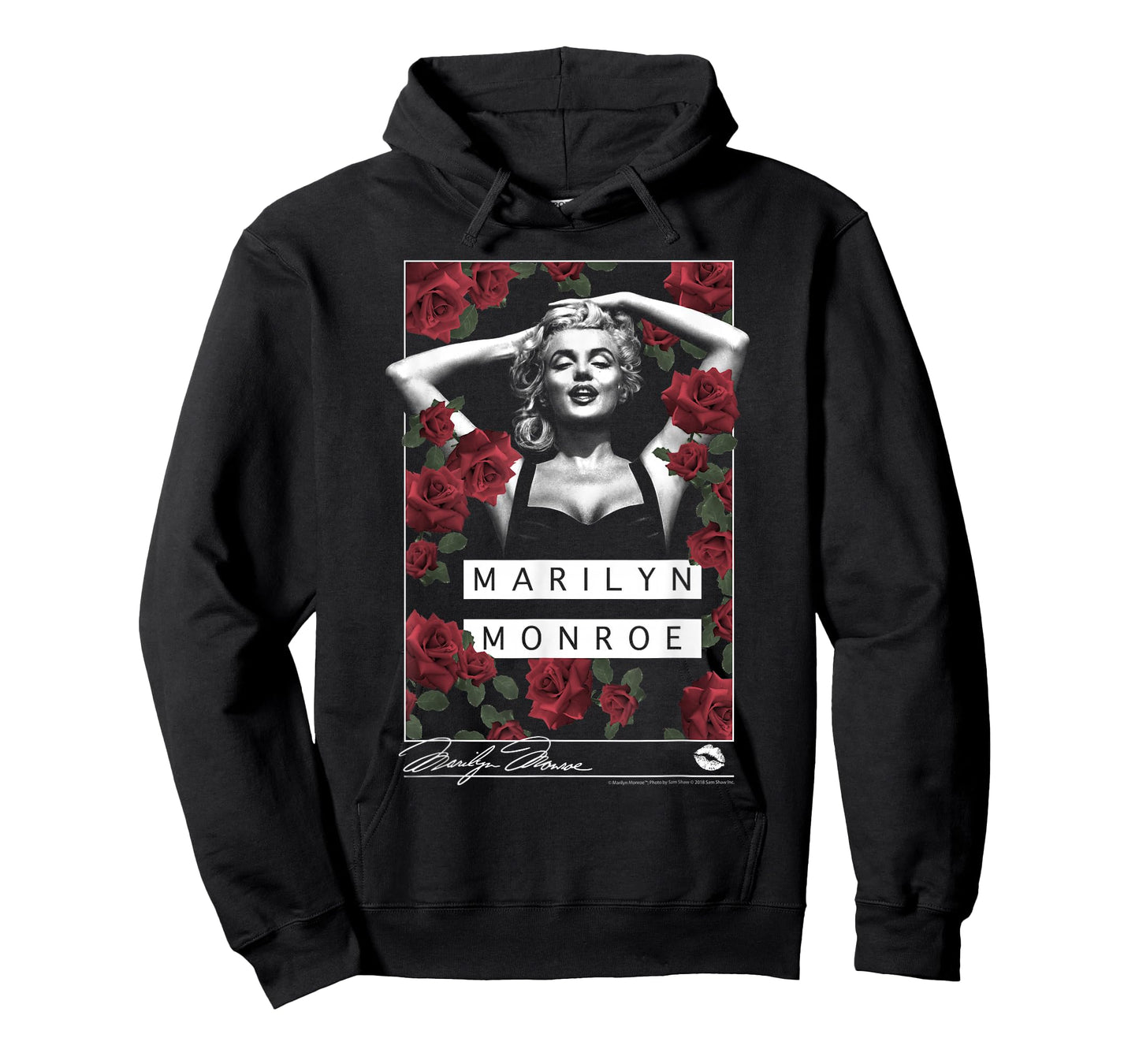 Marilyn Monroe Rose Garden Silhouette T-Shirt Small