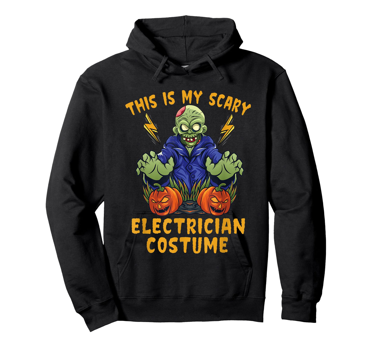 This Is My Scary Electrician Costume Zombie Gift T-Shirt