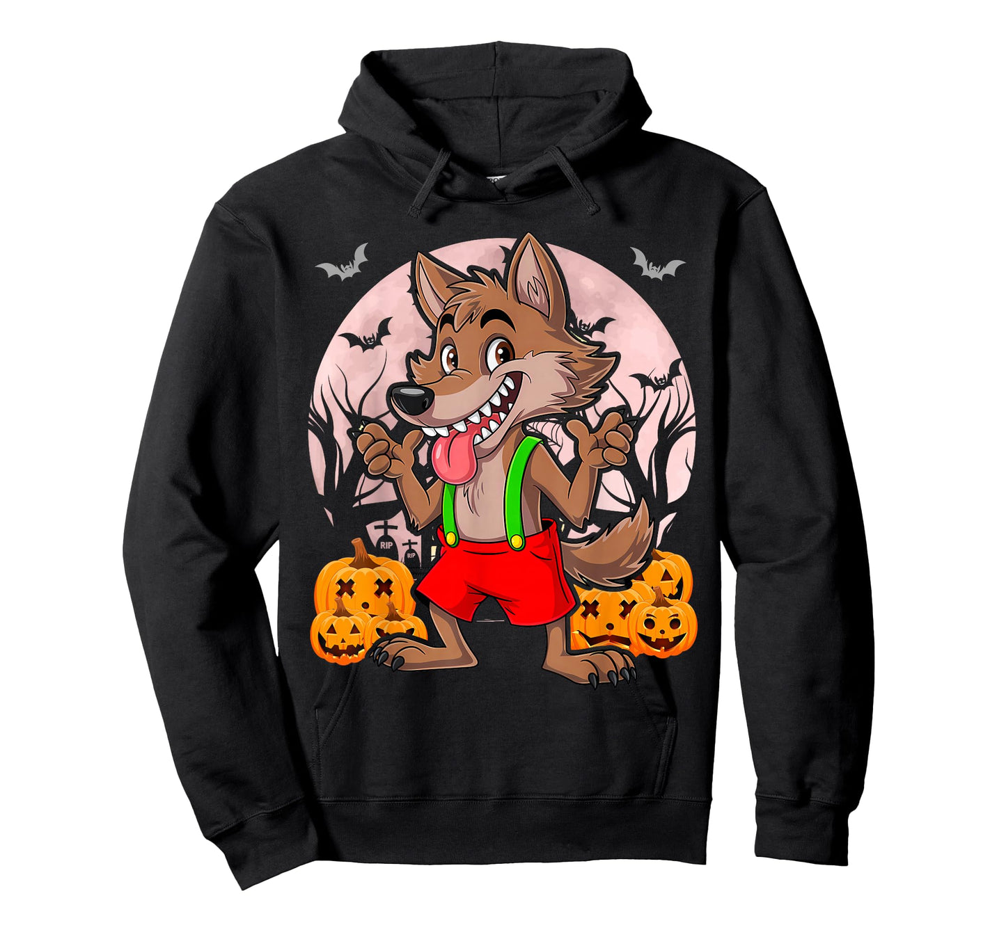 Three Pigs Lazy Halloween Costume - Bad Wolf T-Shirt