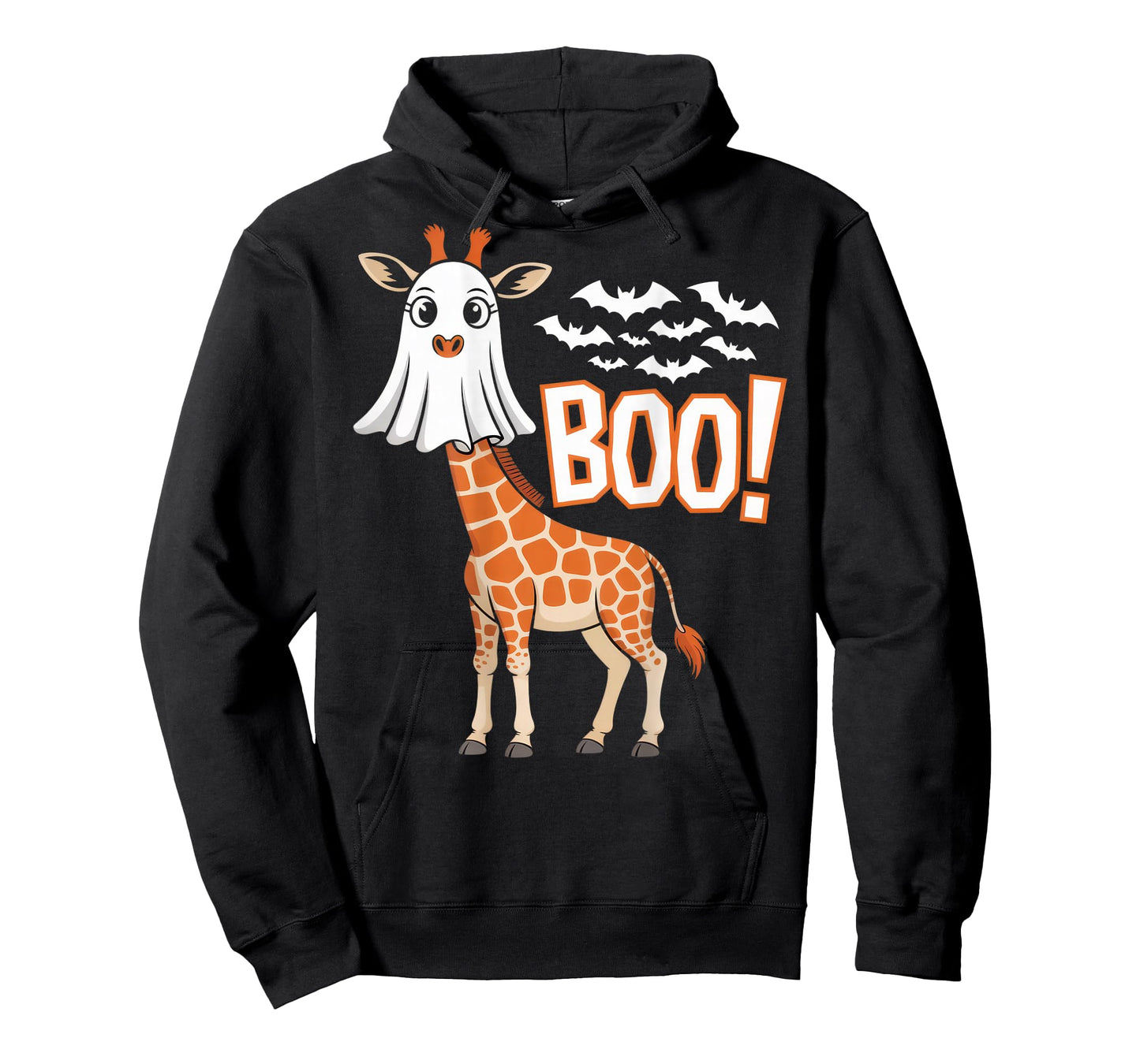 Boo Giraffe Costume Fun for Animal Lovers Halloween Vibes T-Shirt