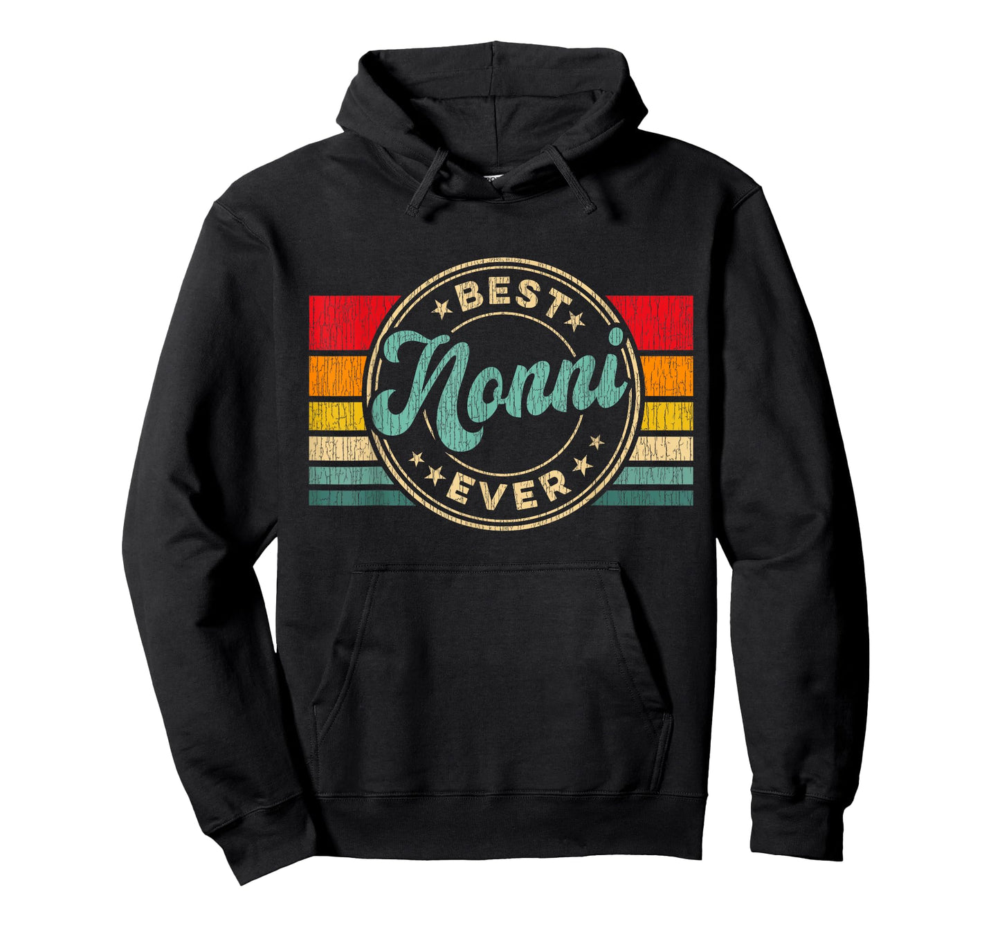Best Nonni Ever Vintage Retro Mother's Day Gift T-Shirt