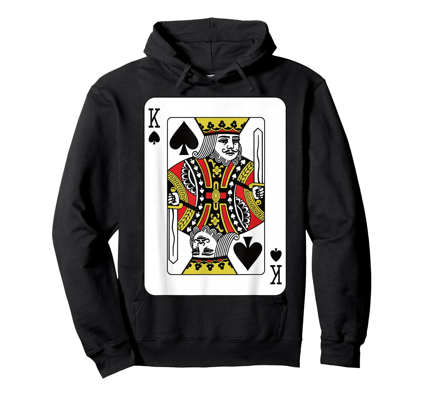 Spades King Playing Card Poker T-Shirt