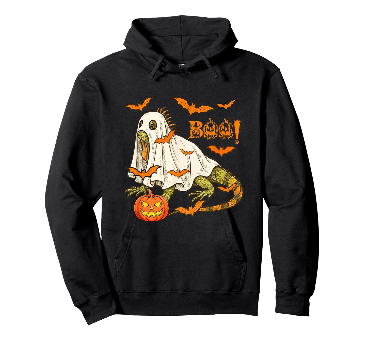 Boo Halloween Iguana Cosplay Ghost Costume Animal Lover T-Shirt