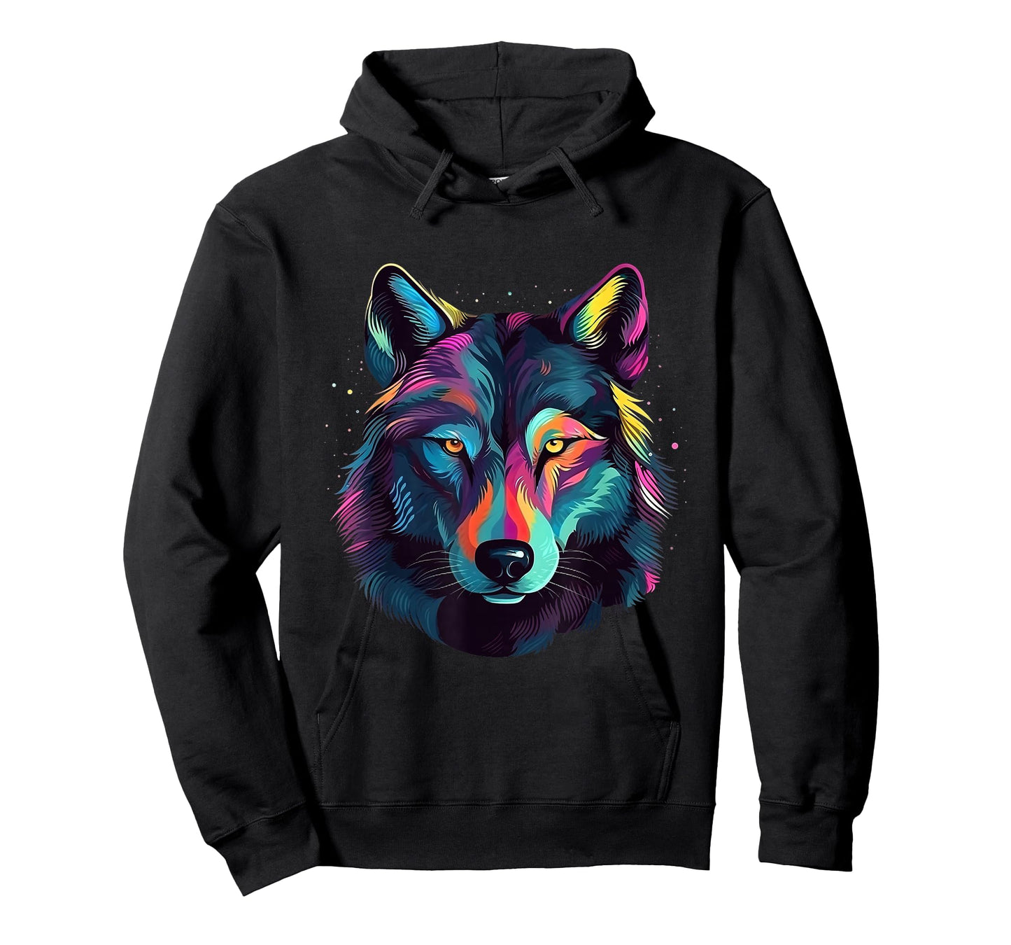 Wolf Pop Art Colorful Art Wolf Lover T-Shirt