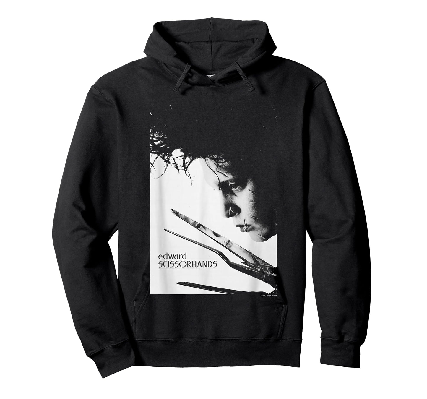 Edward Scissorhands Iconic Edward Vintage Big Chest Portrait T-Shirt