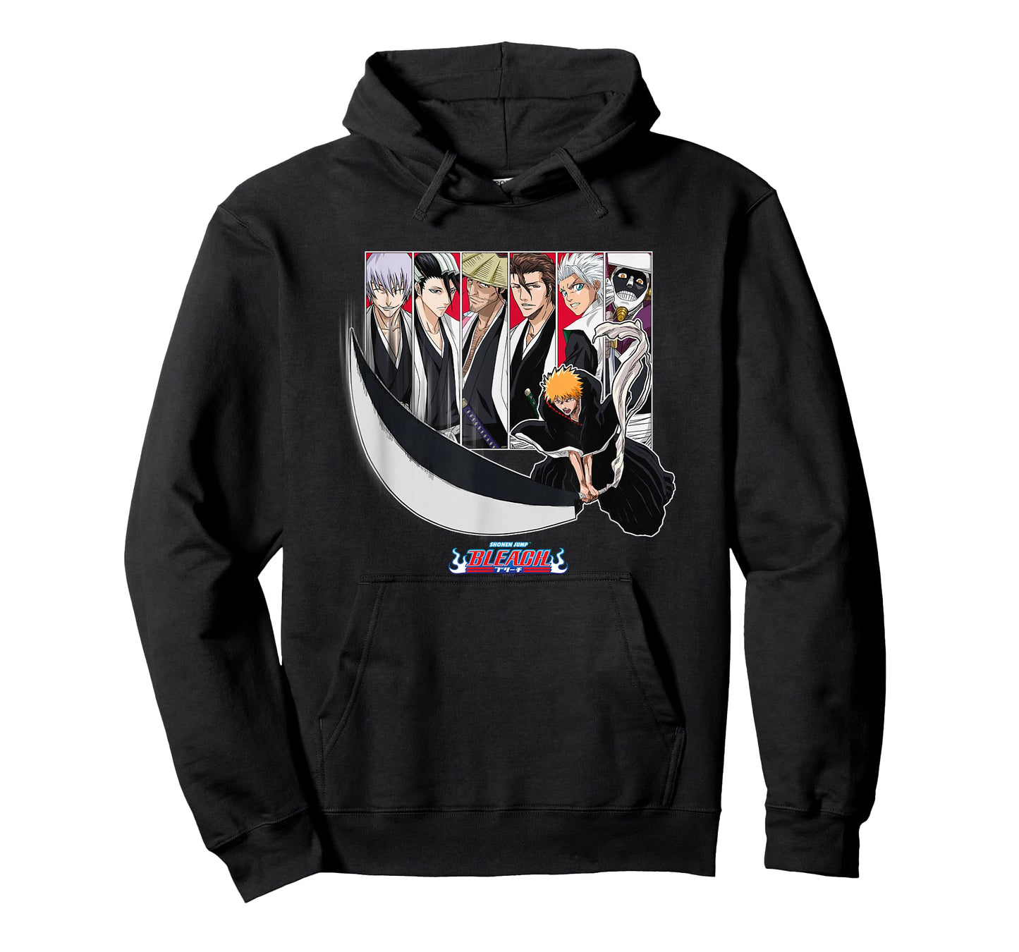 Bleach Ichigo Slash with Characters Anime T-Shirt