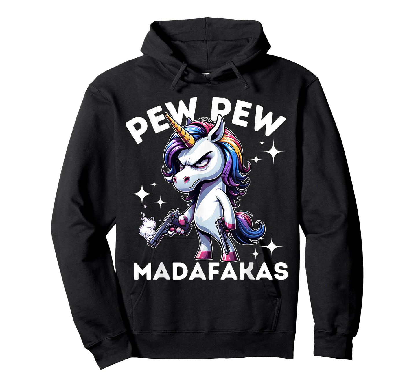 Pew Pew Madafakas Angry Unicorn crazy pew T-Shirt