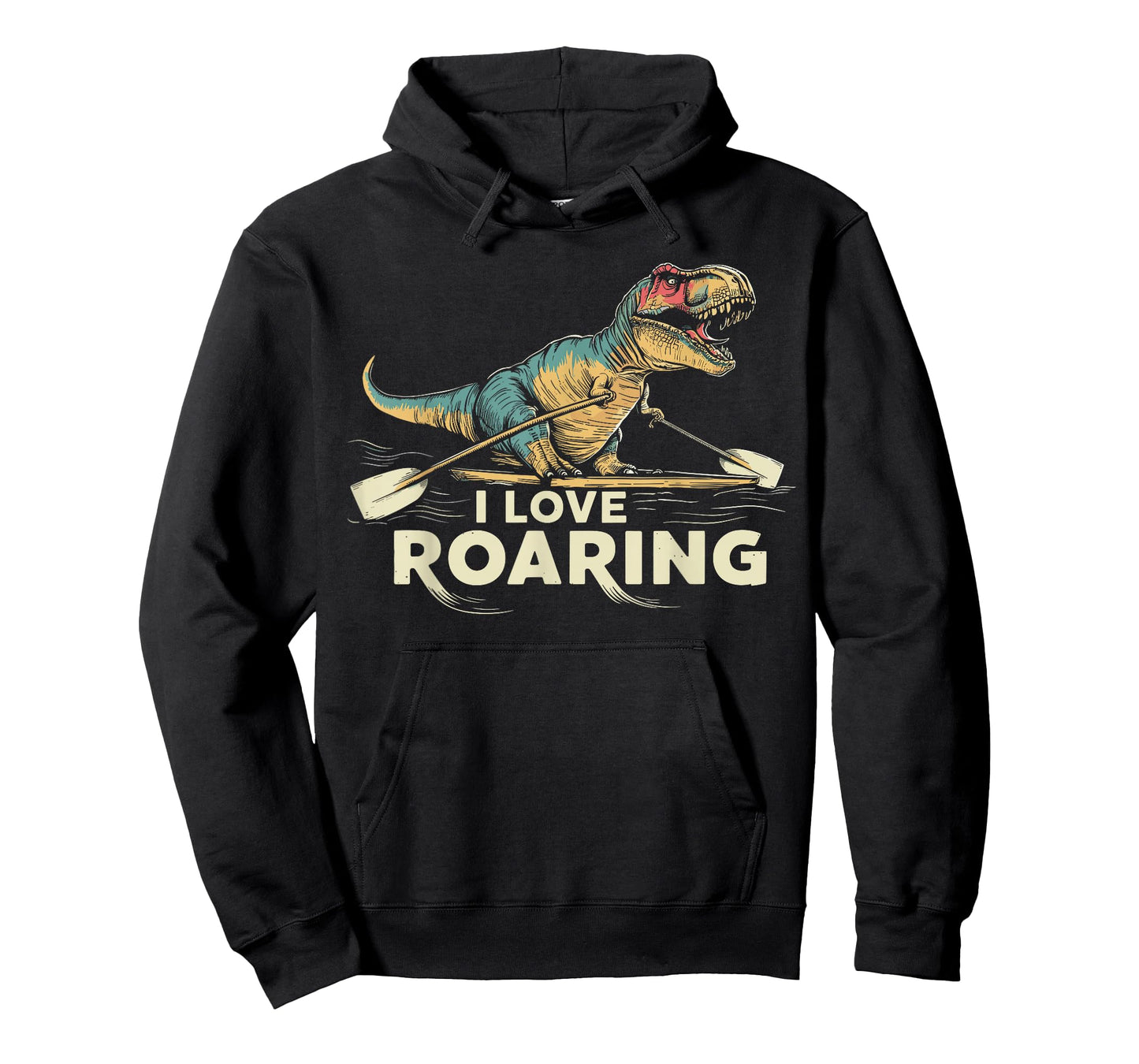 Funny Rowing T-Rex I Love Roaring T-Shirt