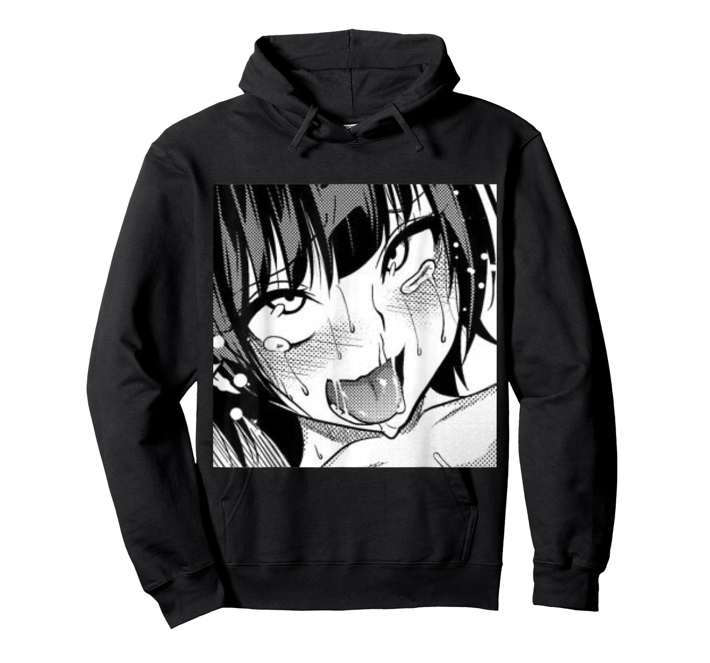 Ahegao Anime Girl with Tongue and Hands Out Weeb T-Shirt T-Shirt